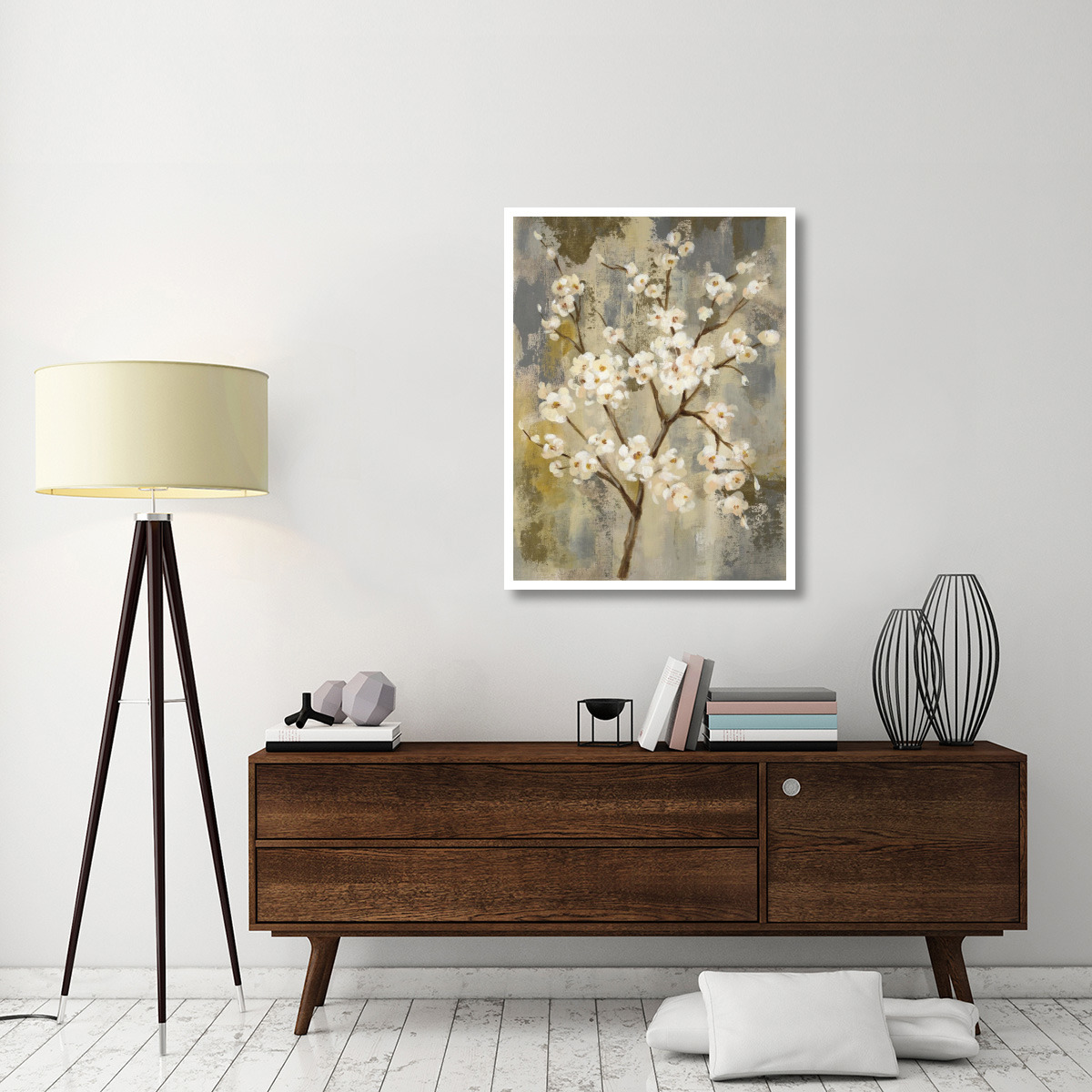 Neutral Branches I -Paper Art-32&quotx42"