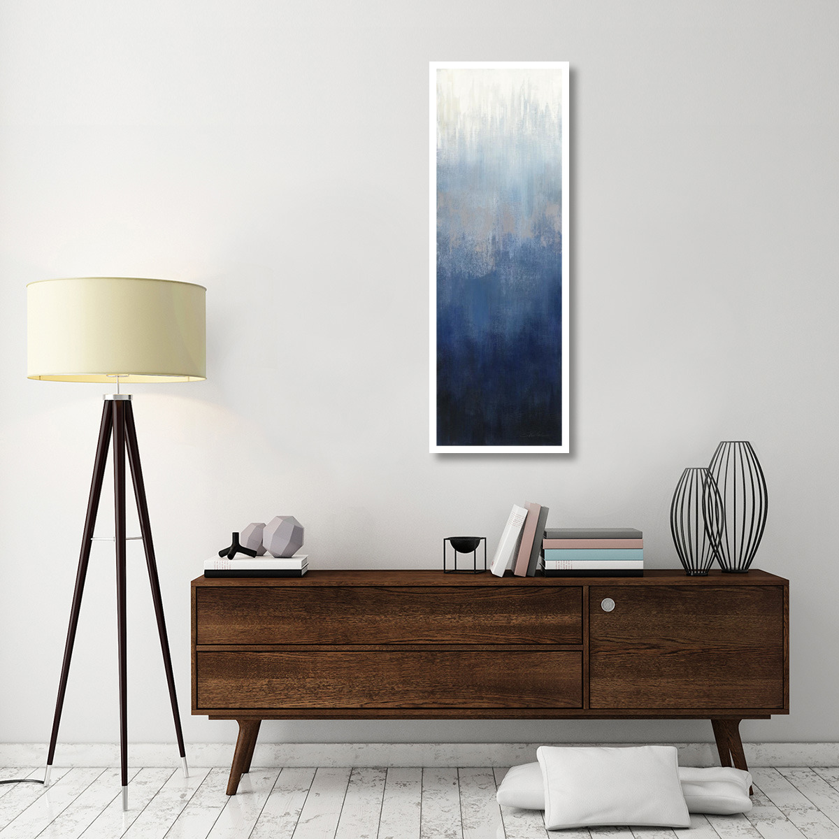 Silver Wave II -Paper Art-20&quotx56"