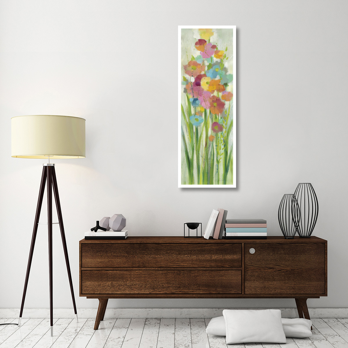 Long Stem Bouquet I -Paper Art-20&quotx56"