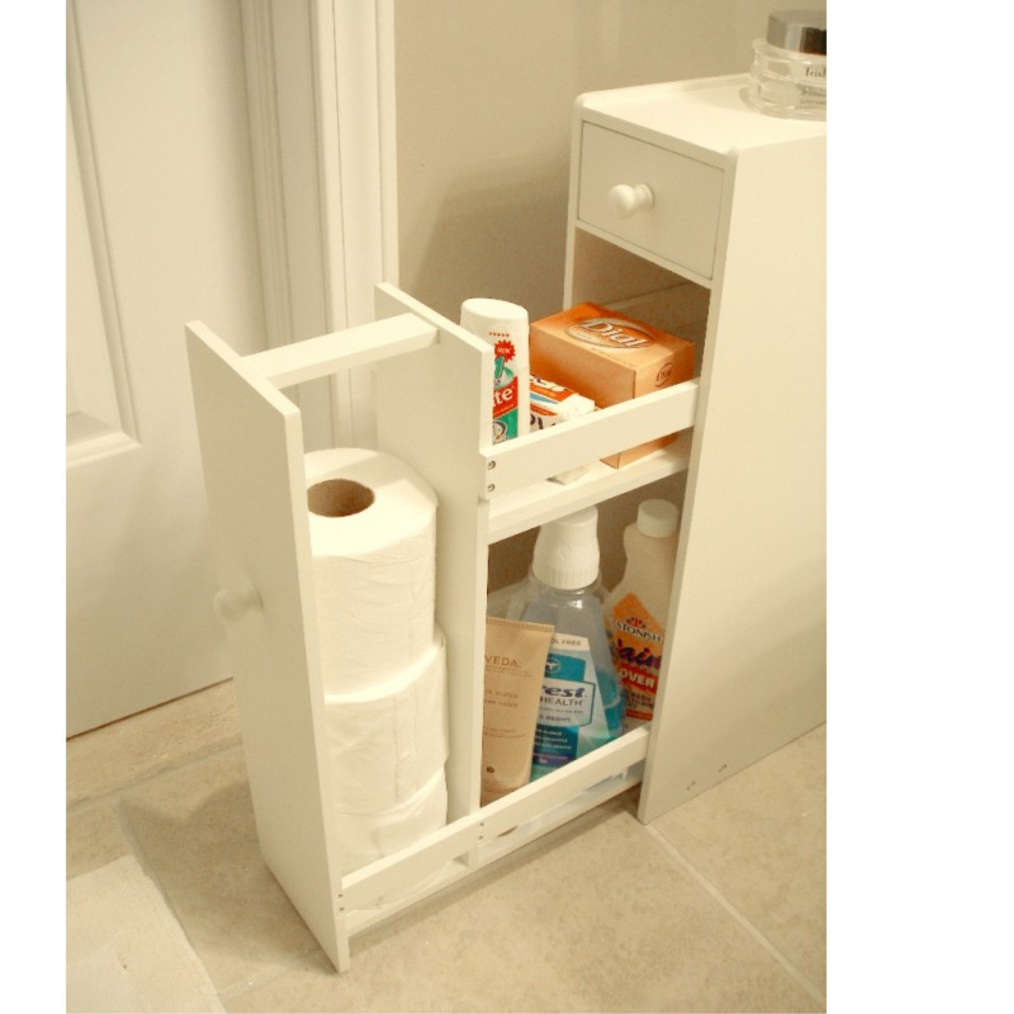 Bathroom floor cabinet
