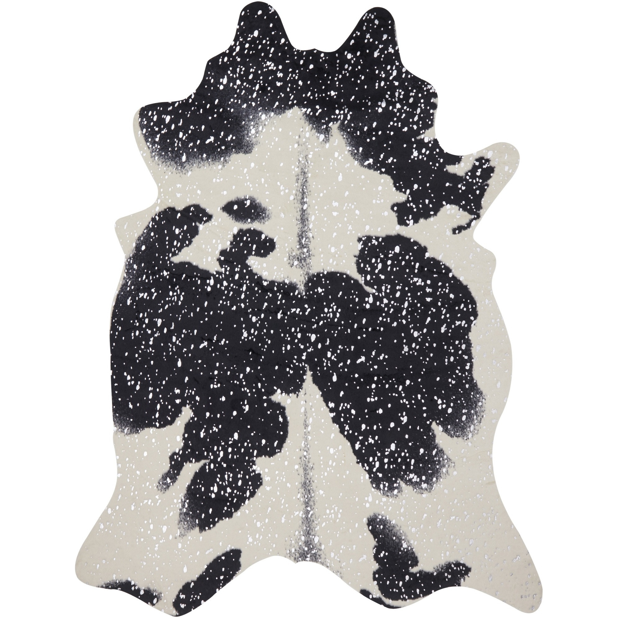 Bryce Black / Silver - 5' x 6'-6"