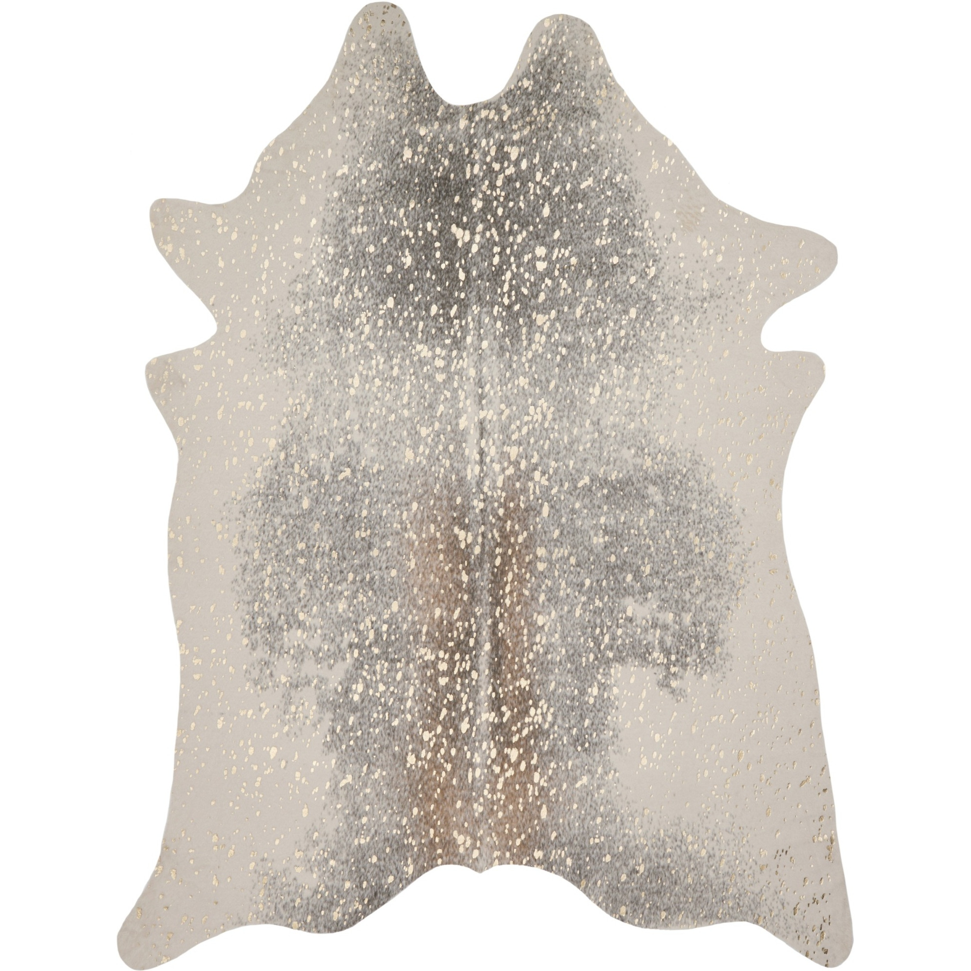 Bryce Pewter / Gold - 3'-10" x 5'