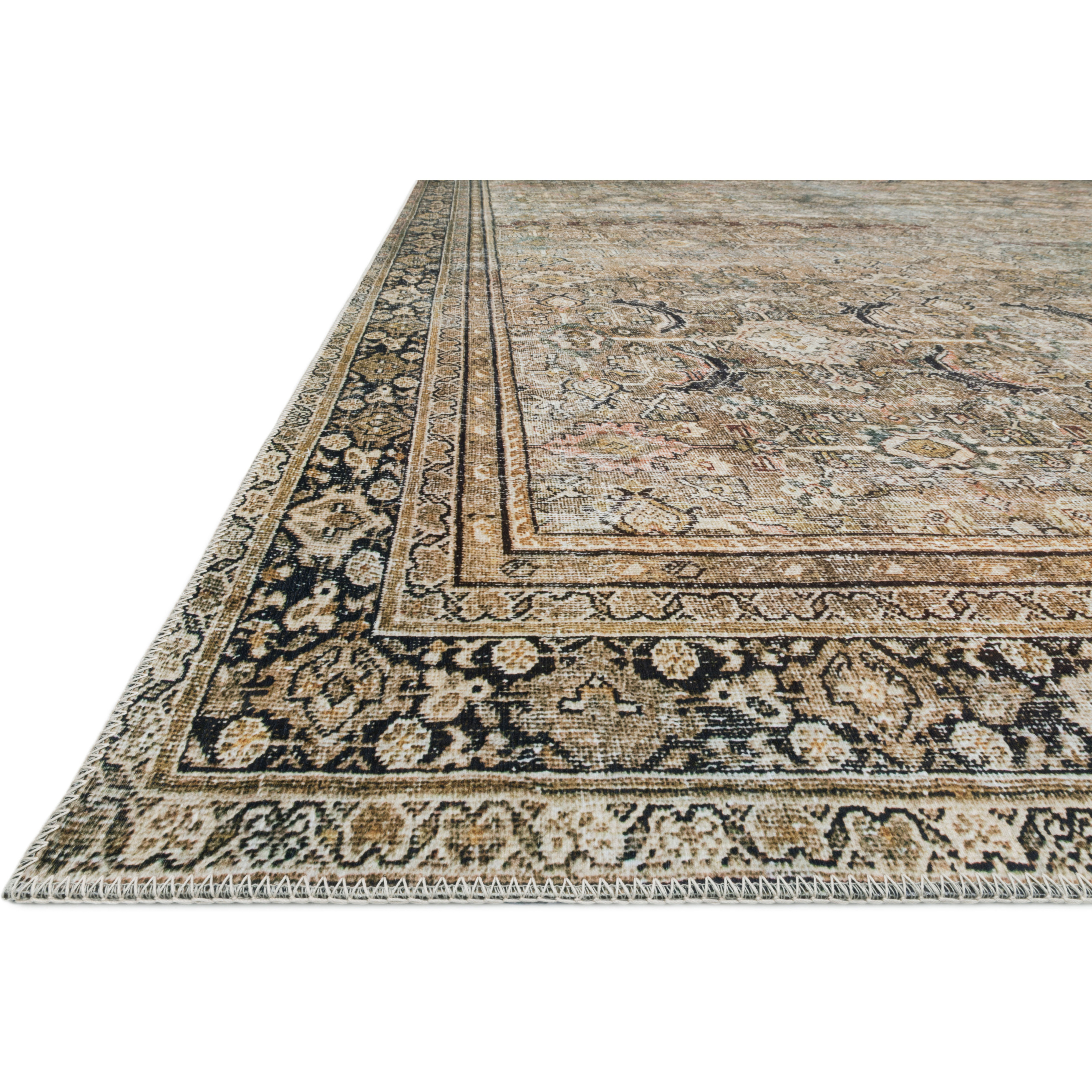 Layla Olive / Charcoal - 2'-6" x 12'-0"