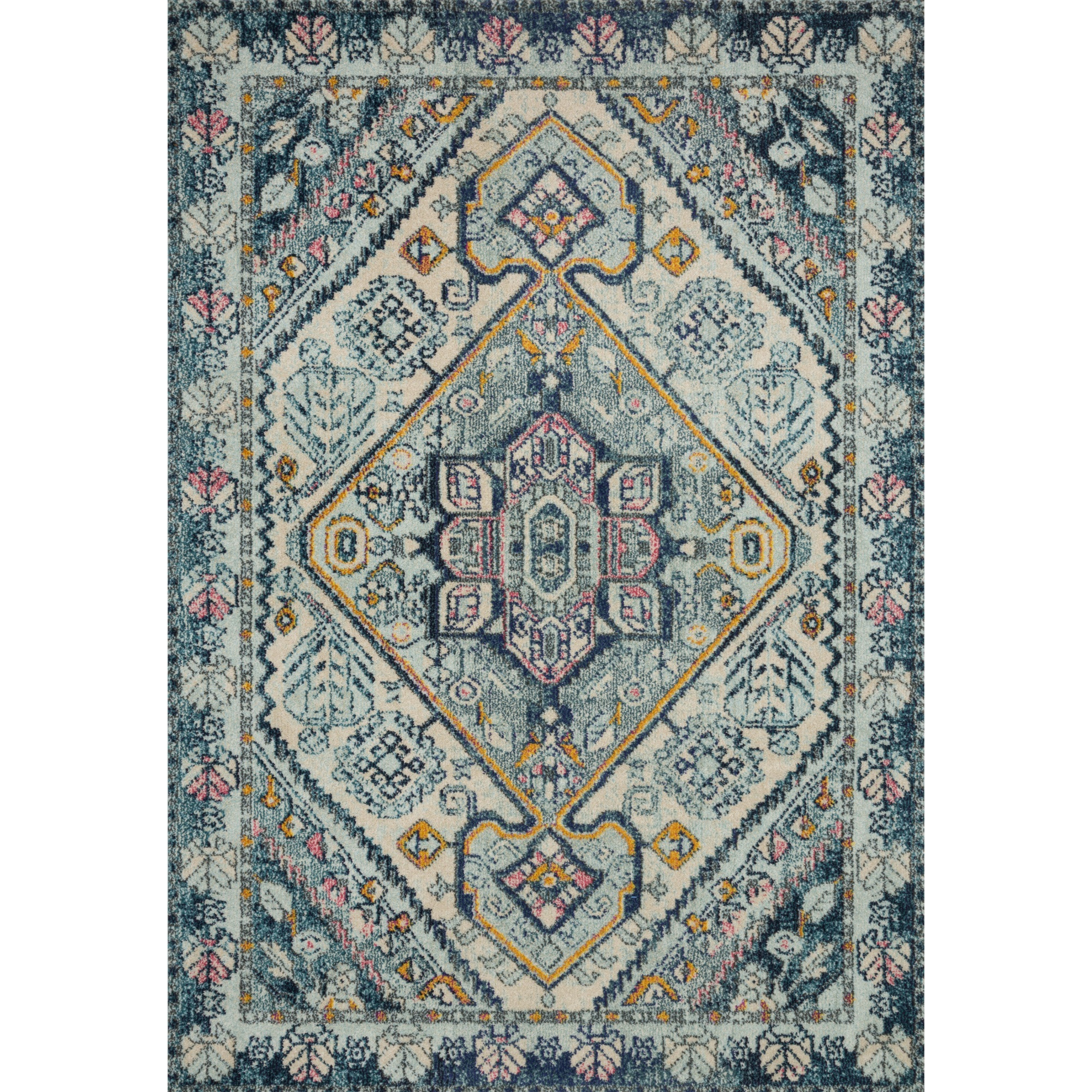 Nadia Aqua / Navy - 10'-0" x 14'-0"