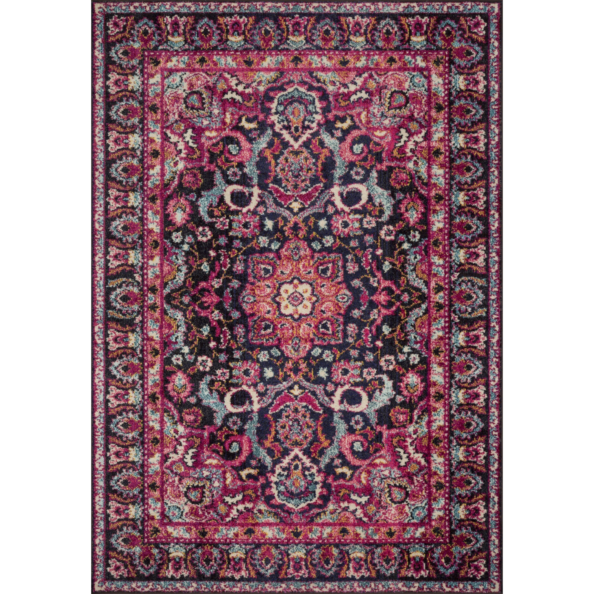 Nadia Midnight / Pink - 10'-0" x 14'-0"
