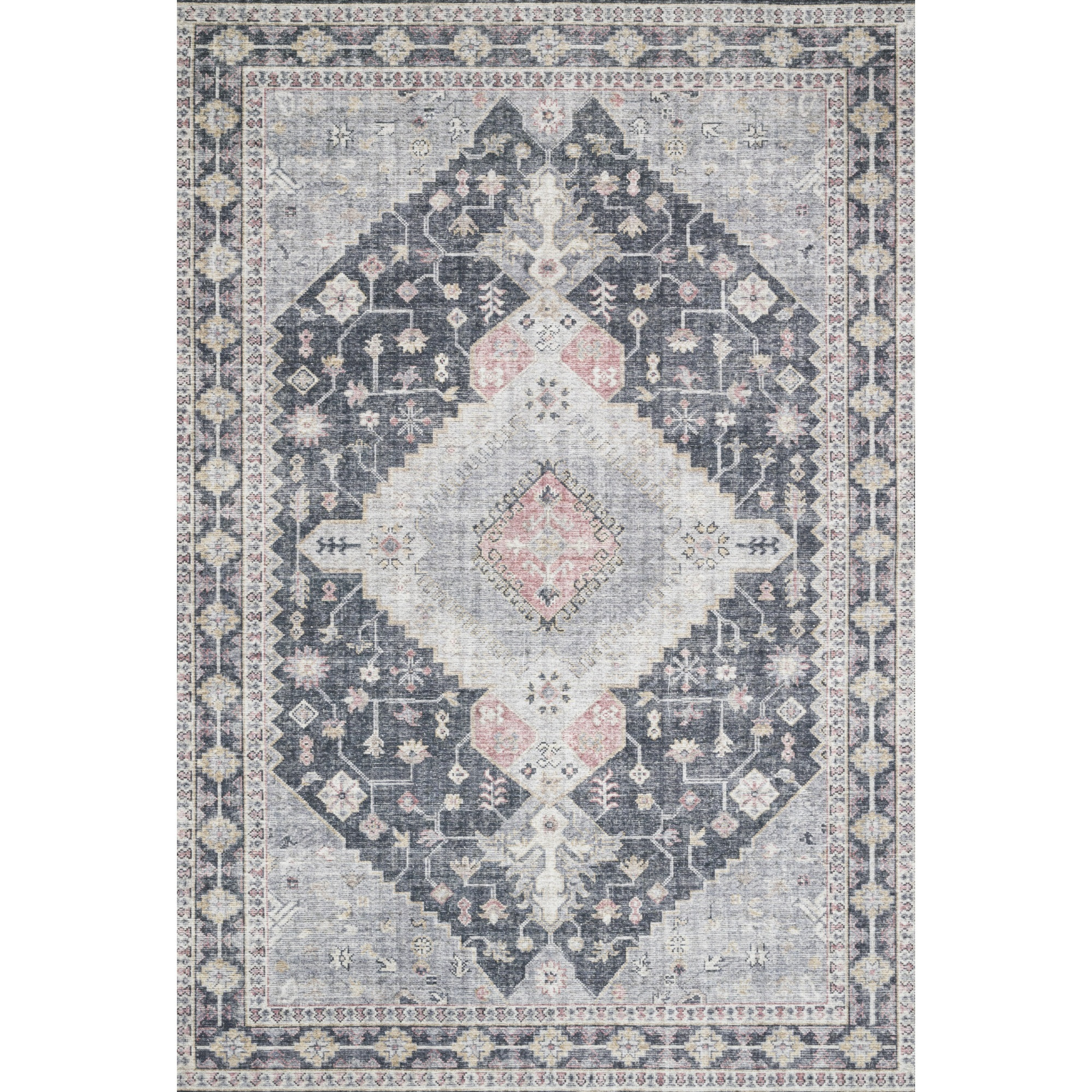 Skye Charcoal / Multi - 5'-0" x 7'-6"