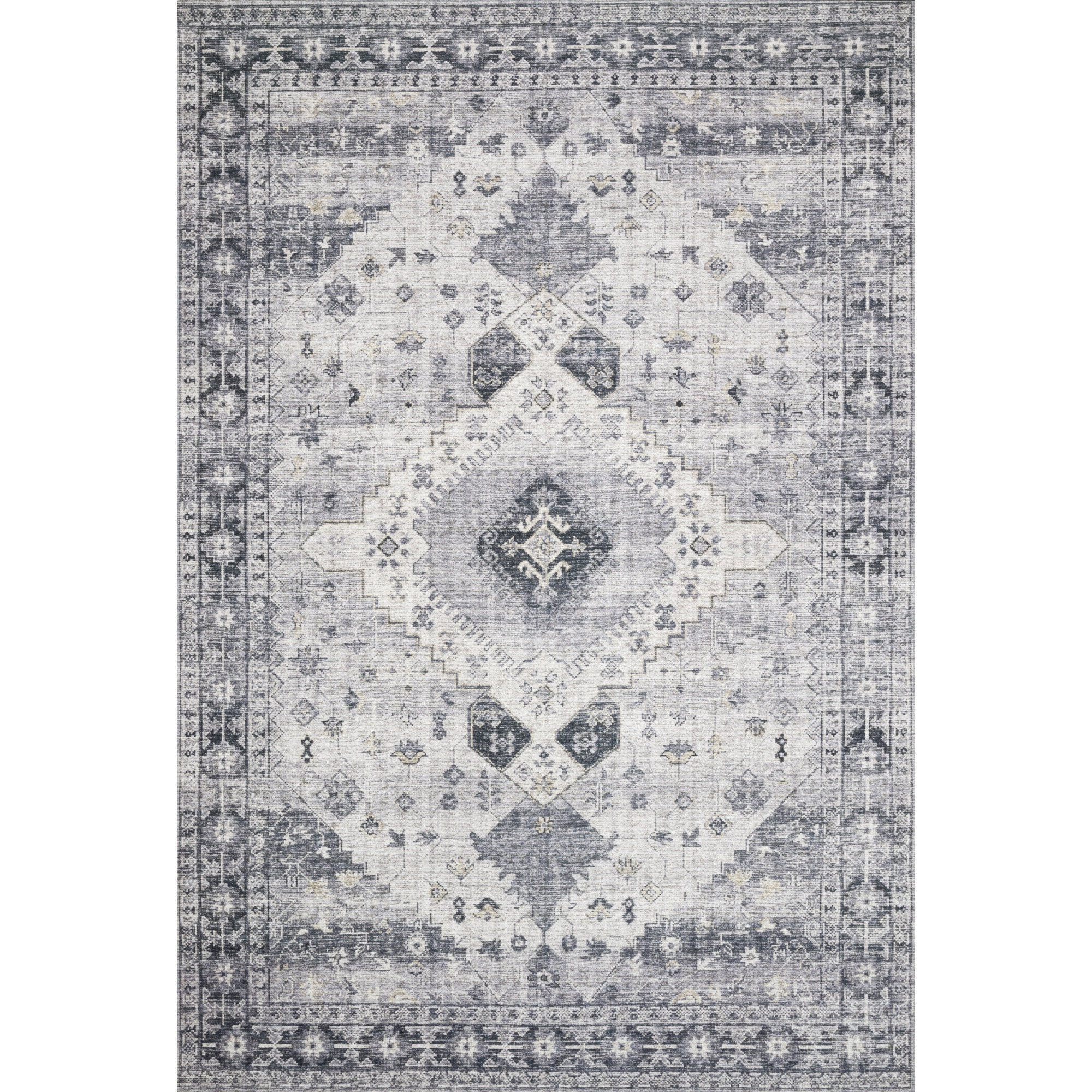 Skye Silver / Grey - 2'-6" x 7'-6"