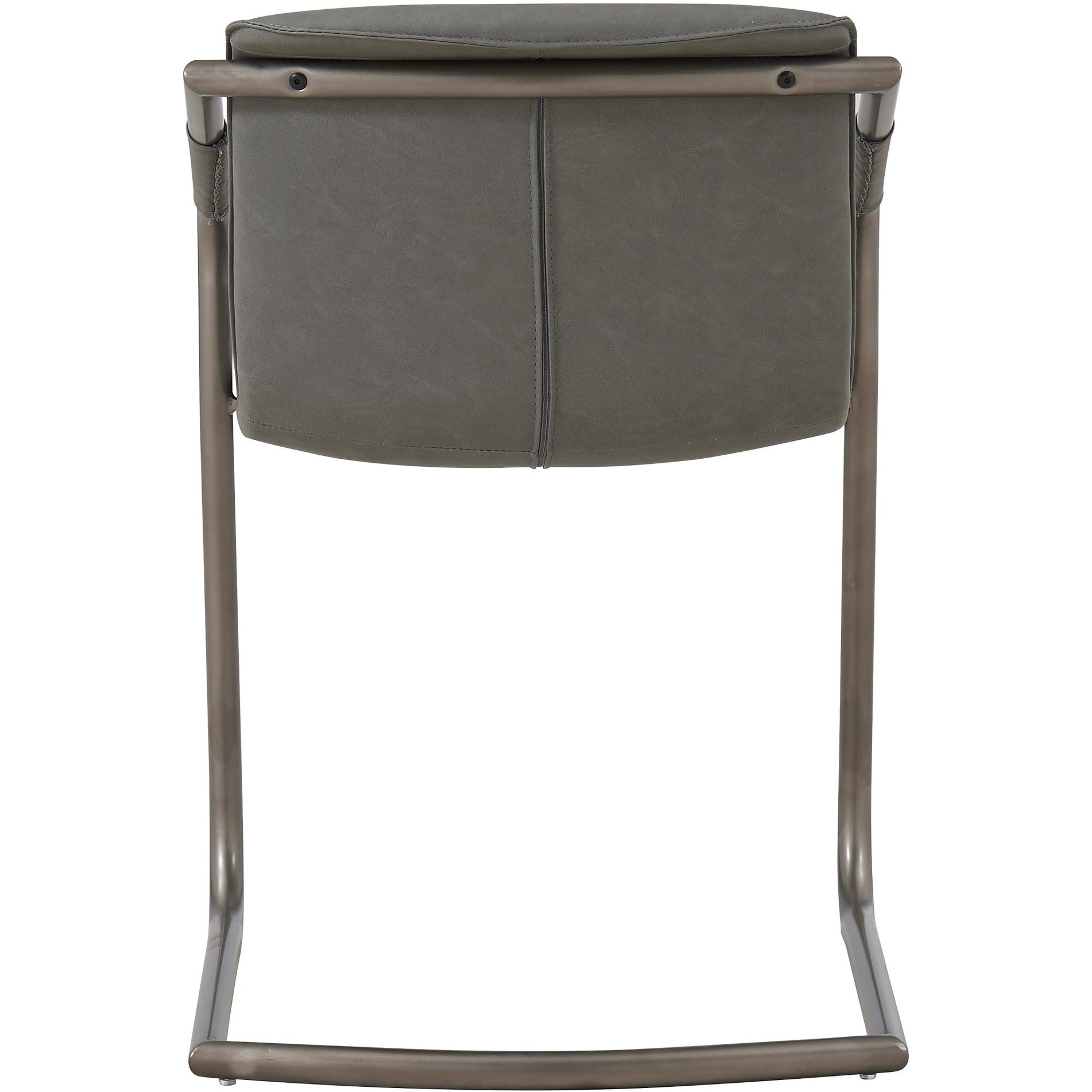 Indy PU Side Chair, Antique Graphite Gray - Antique Graphite Gray