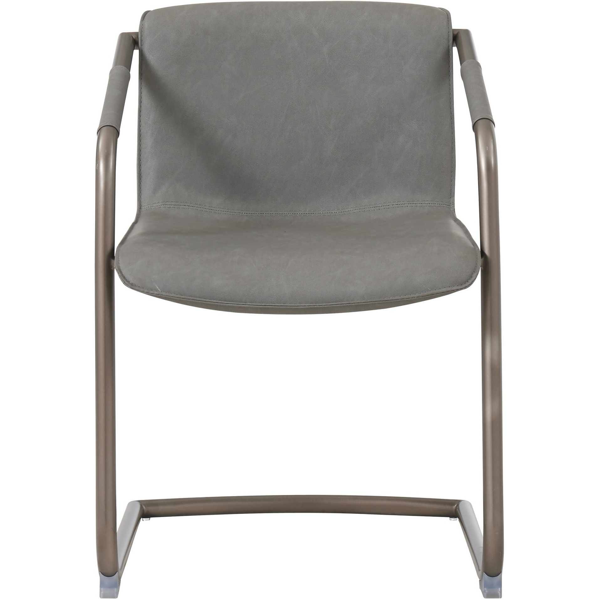 Indy PU Side Chair, Antique Graphite Gray - Antique Graphite Gray
