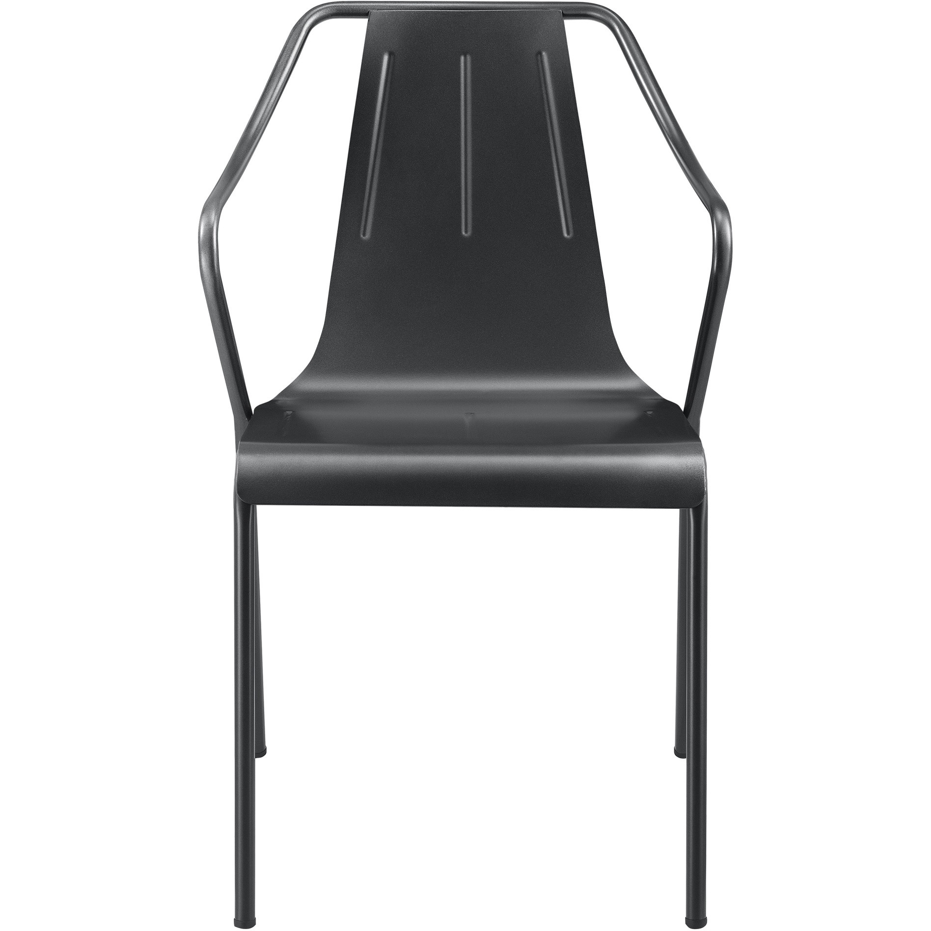 Callum Metal Chair,Set of 4 - Metalic Gunmetal