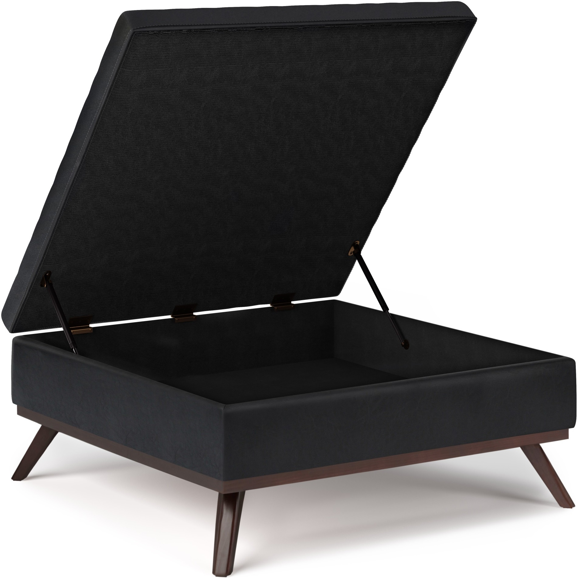Owen 36 in Wide Square Square Coffee Table Storage Ottoman