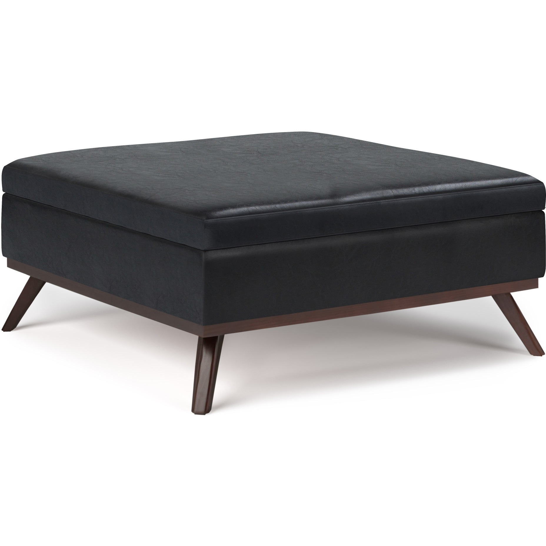 Owen 36 in Wide Square Square Coffee Table Storage Ottoman