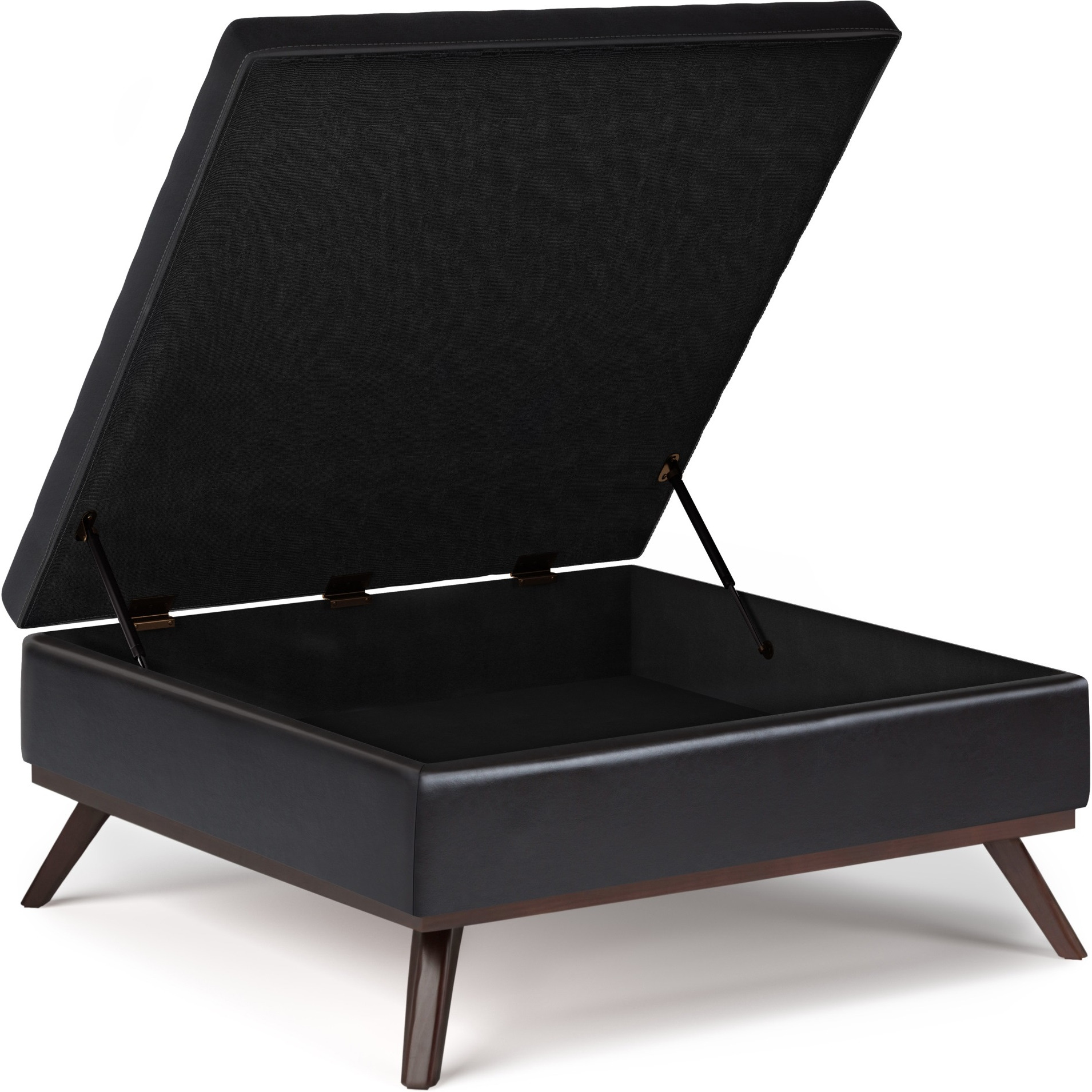 Owen 36 in Wide Square Square Coffee Table Storage Ottoman