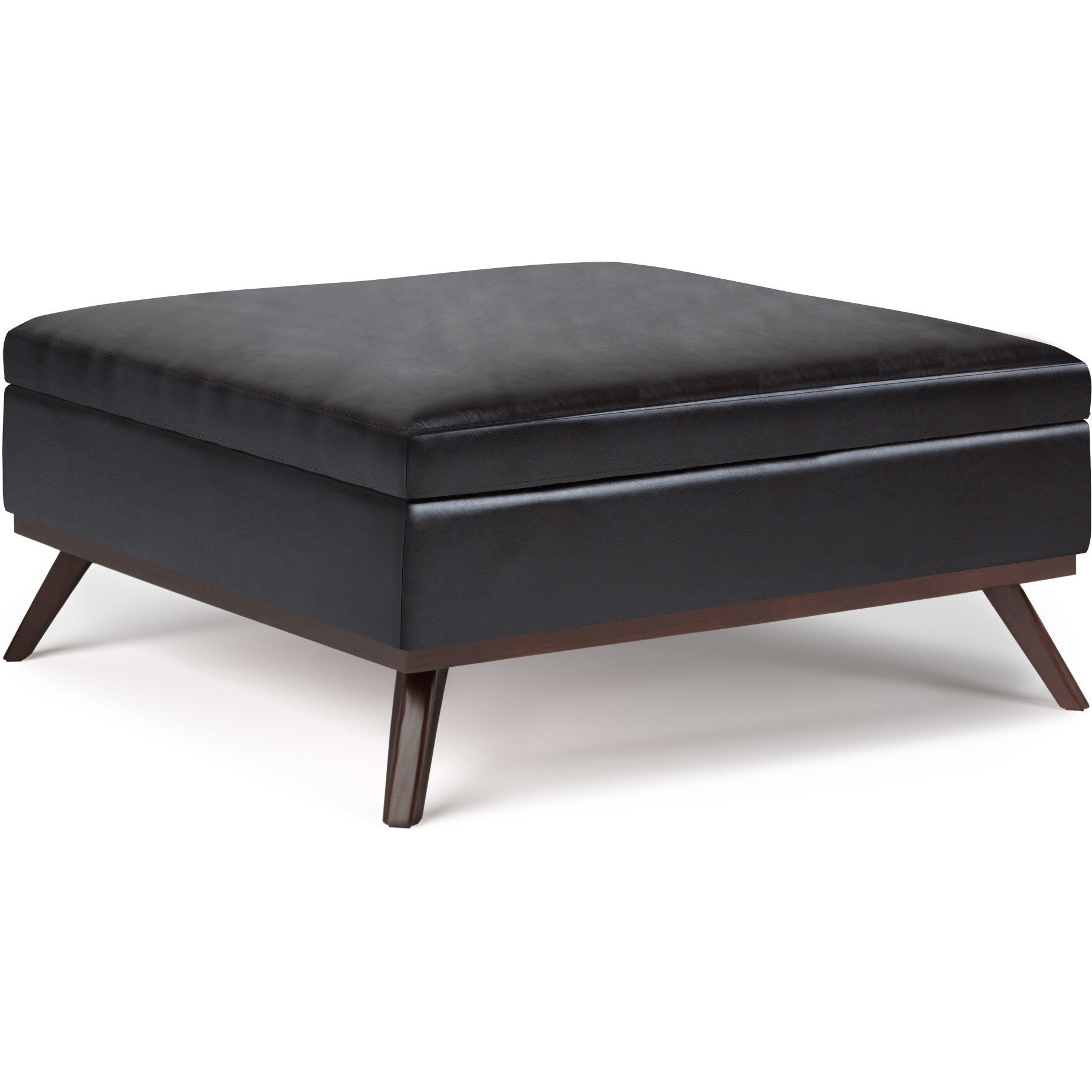 Owen 36 in Wide Square Square Coffee Table Storage Ottoman