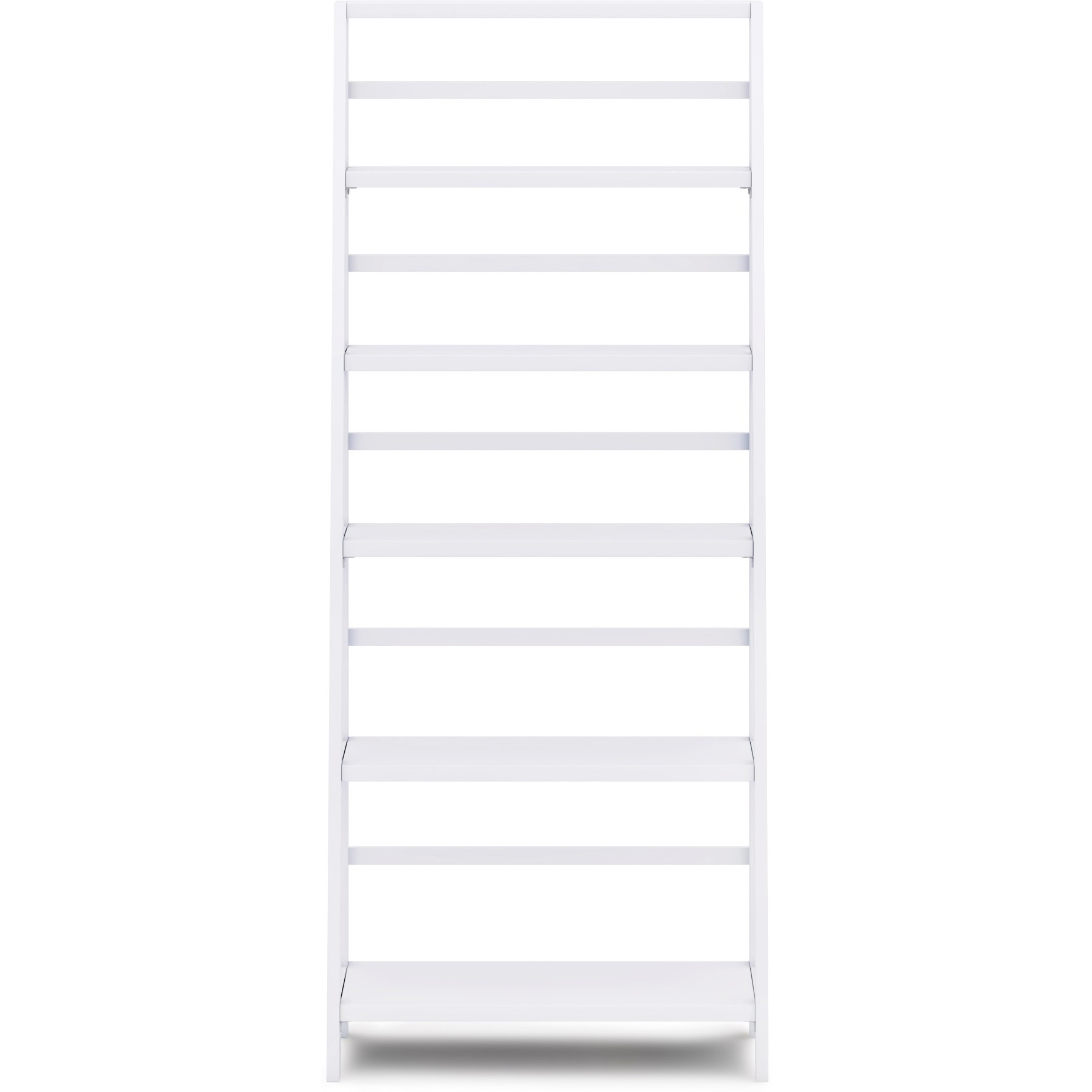 Acadian SOLID WOOD 72 inch x 30 inch Transitional Bookcase in White