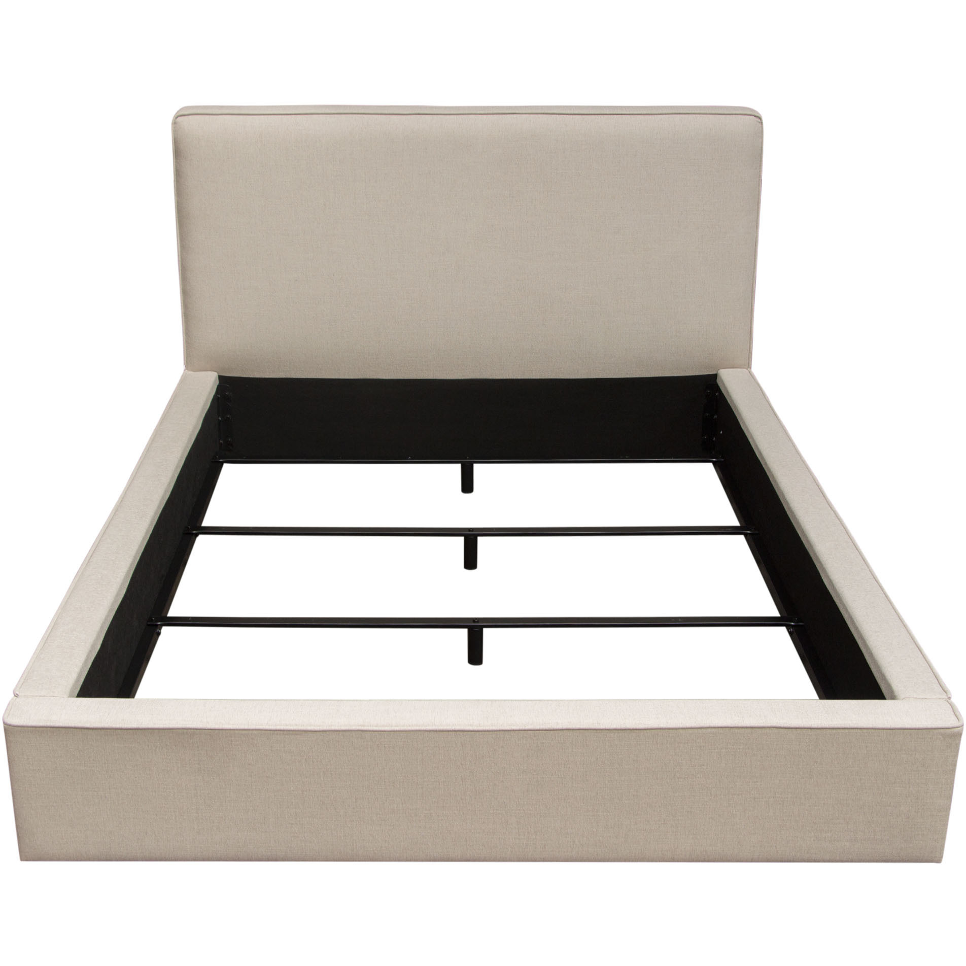 Cloud 43" Low Profile Eastern King Bed in Sand Fabric by Diamond Sofa