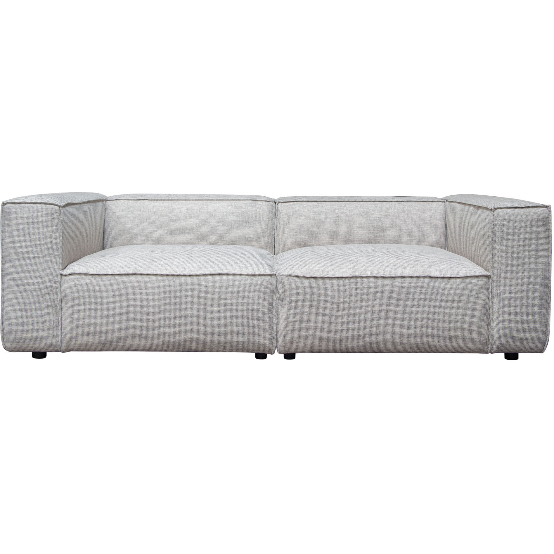 Vice 2PC Modular Sofa in Barley Fabric by Diamond Sofa