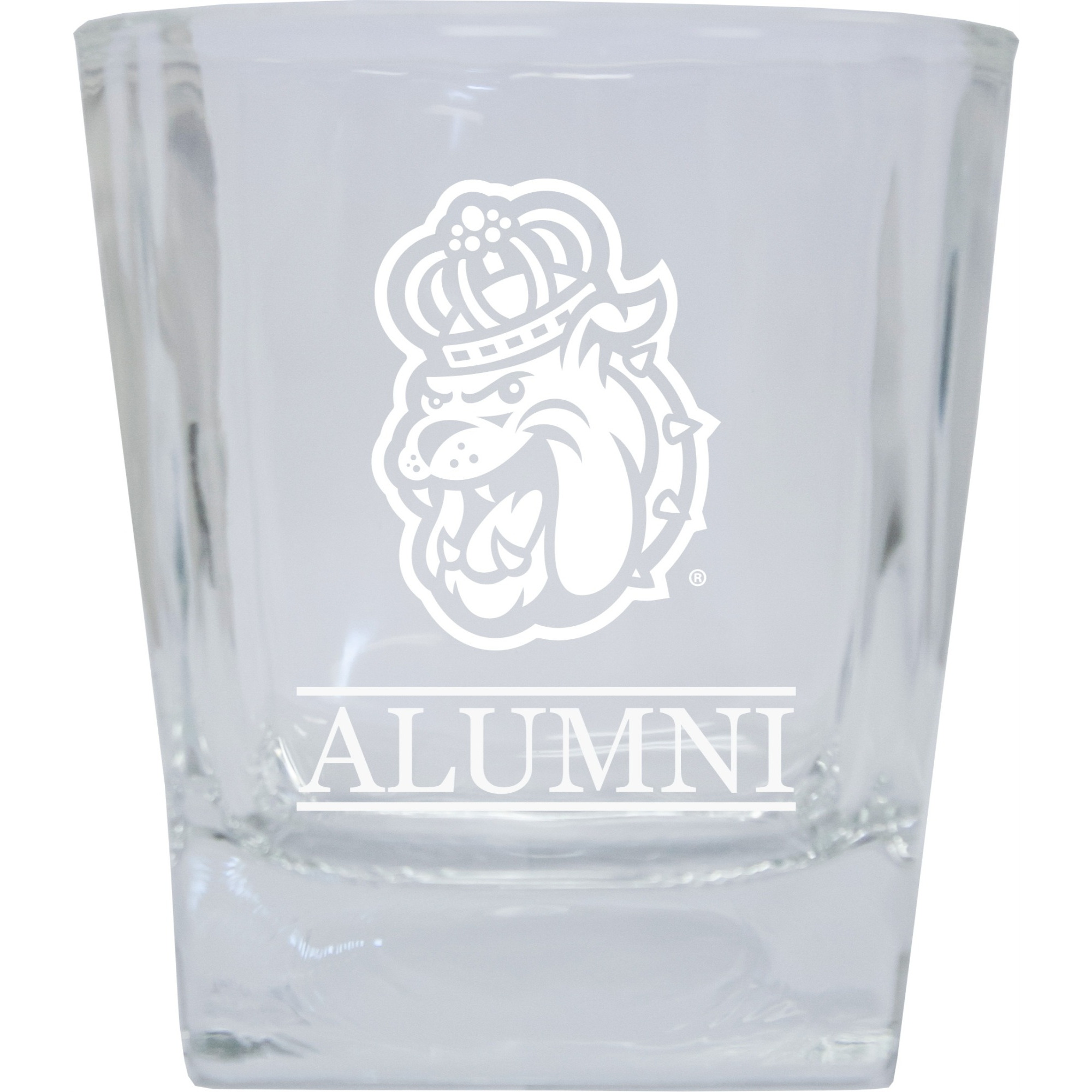 James Madison Dukes Etched Alumni 5 oz Shooter Glass Tumbler