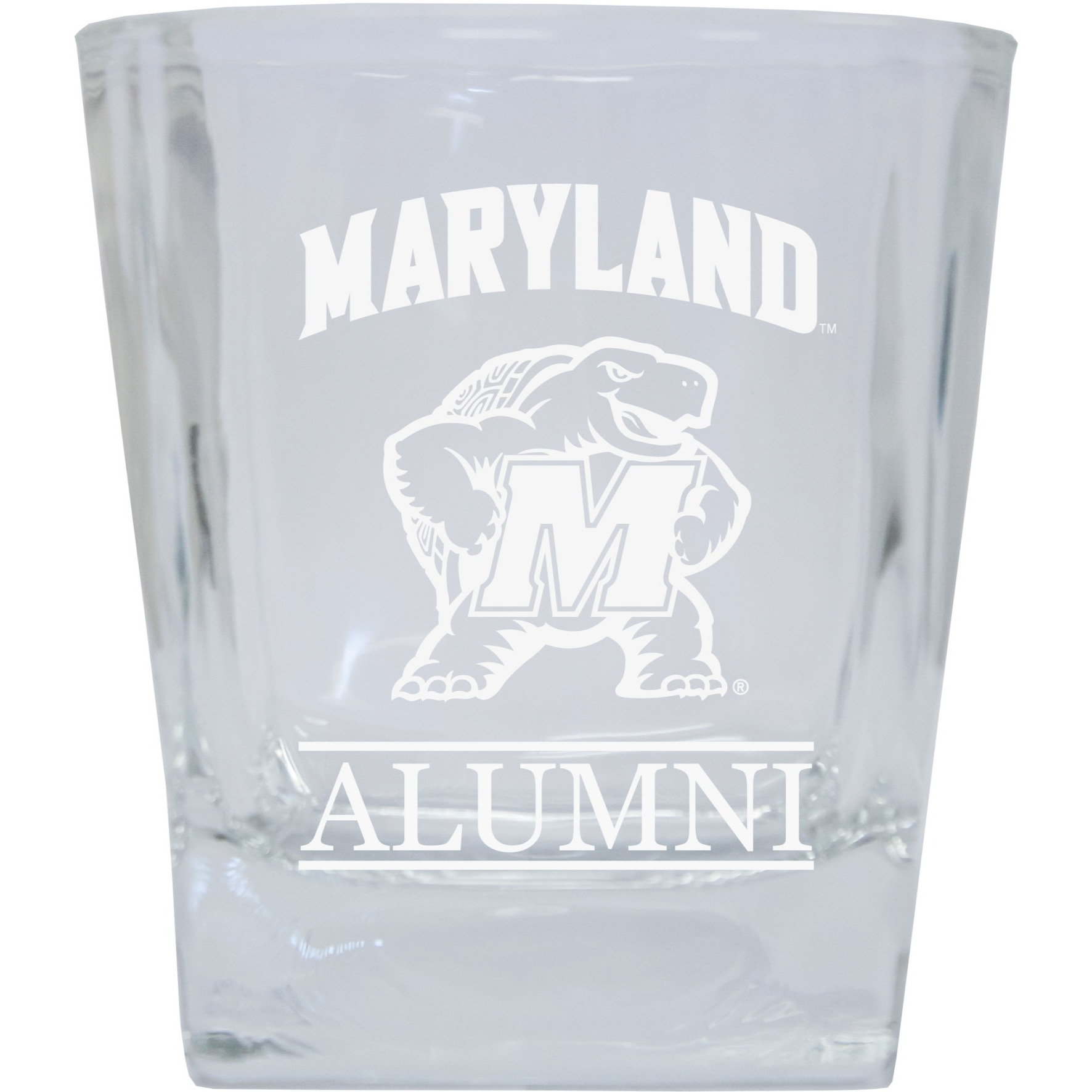 Maryland Terrapins Etched Alumni 5 oz Shooter Glass Tumbler