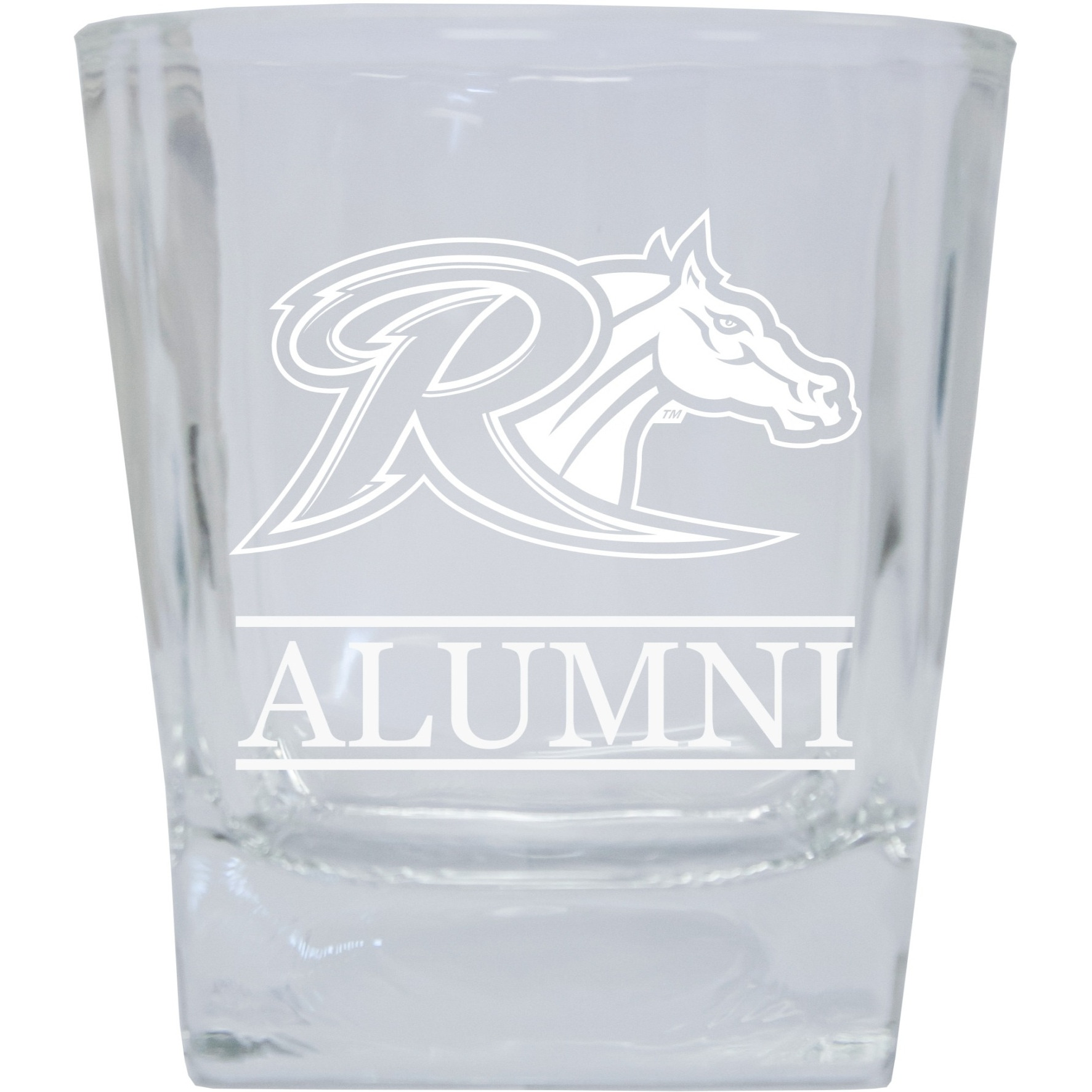 Rider University Broncs Etched Alumni 5 oz Shooter Glass Tumbler