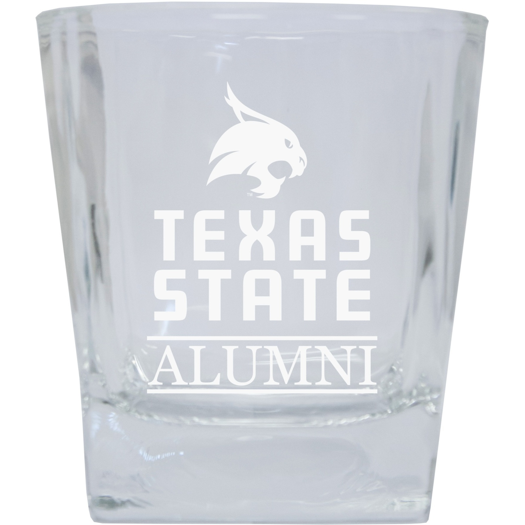 Texas State Bobcats Etched Alumni 5 oz Shooter Glass Tumbler