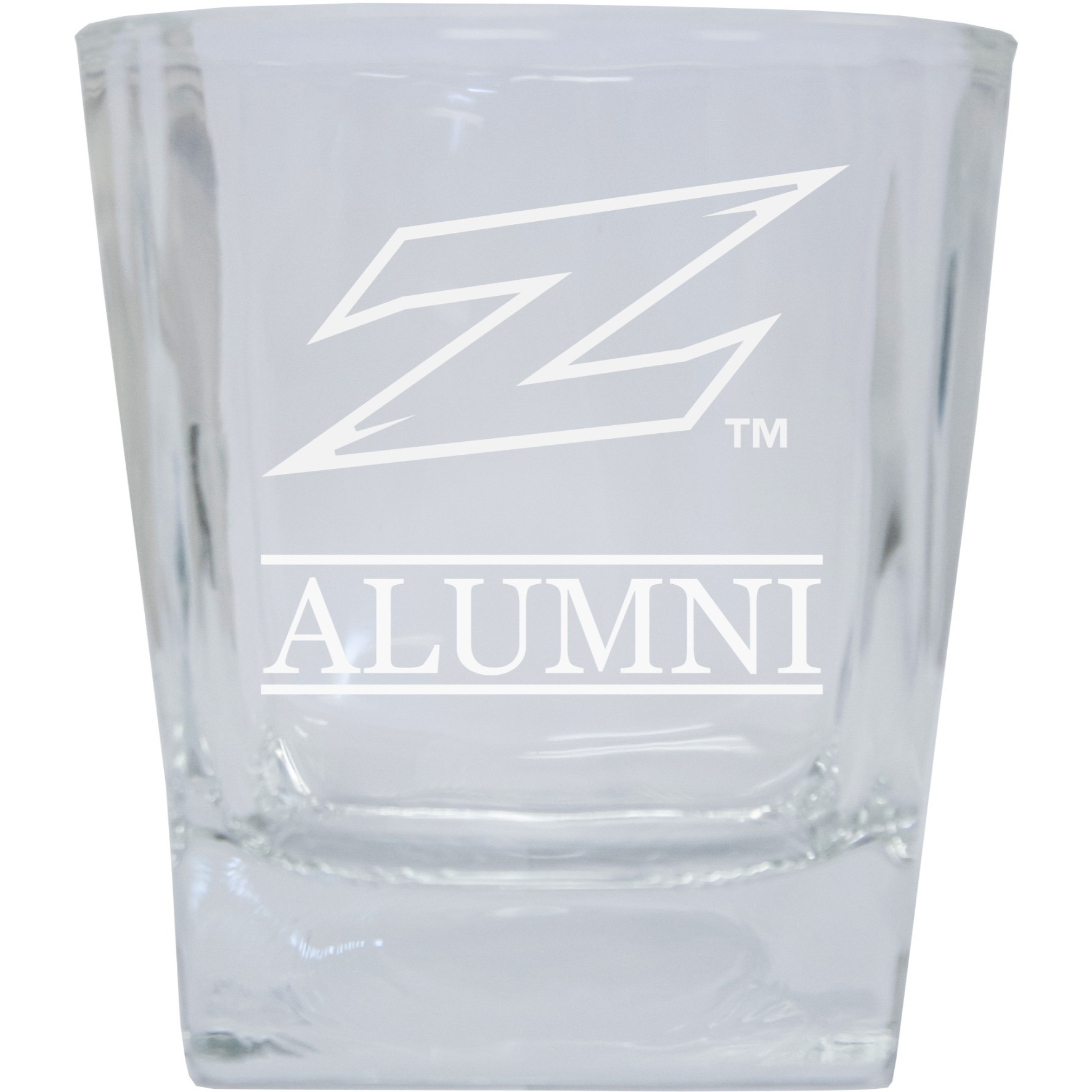 Akron Zips 8 oz Etched Alumni Glass Tumbler