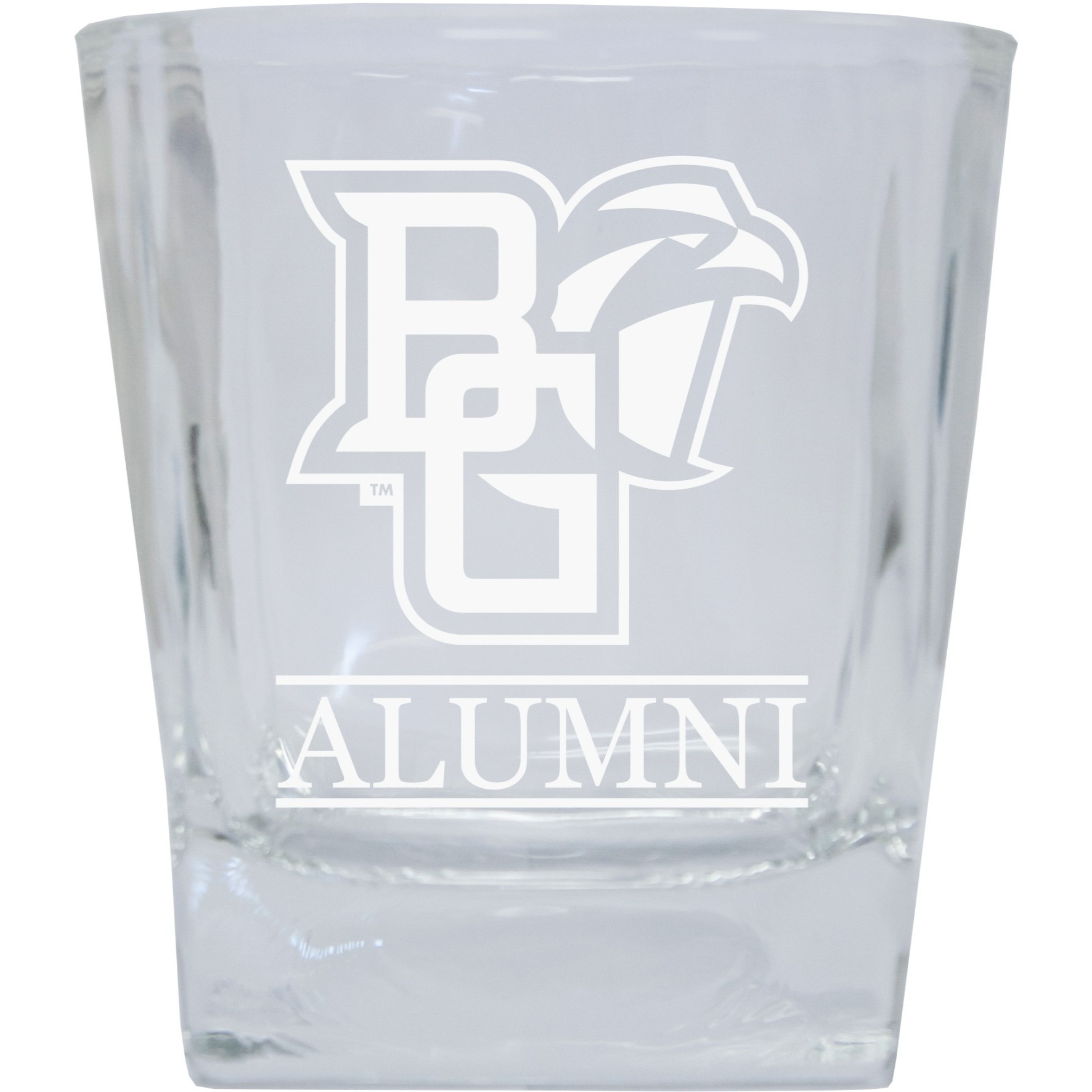 Bowling Green Falcons 8 oz Etched Alumni Glass Tumbler