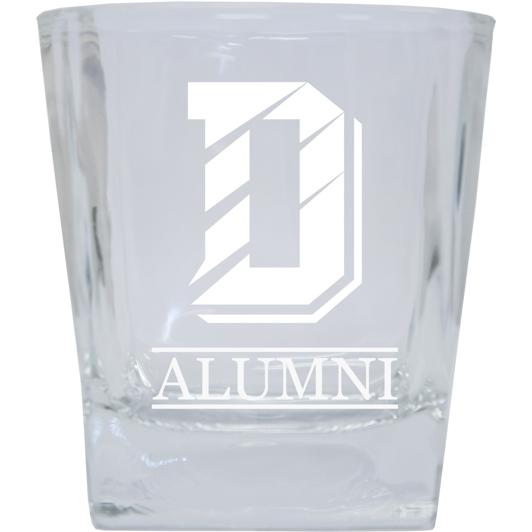 Davidson College 8 oz Etched Alumni Glass Tumbler