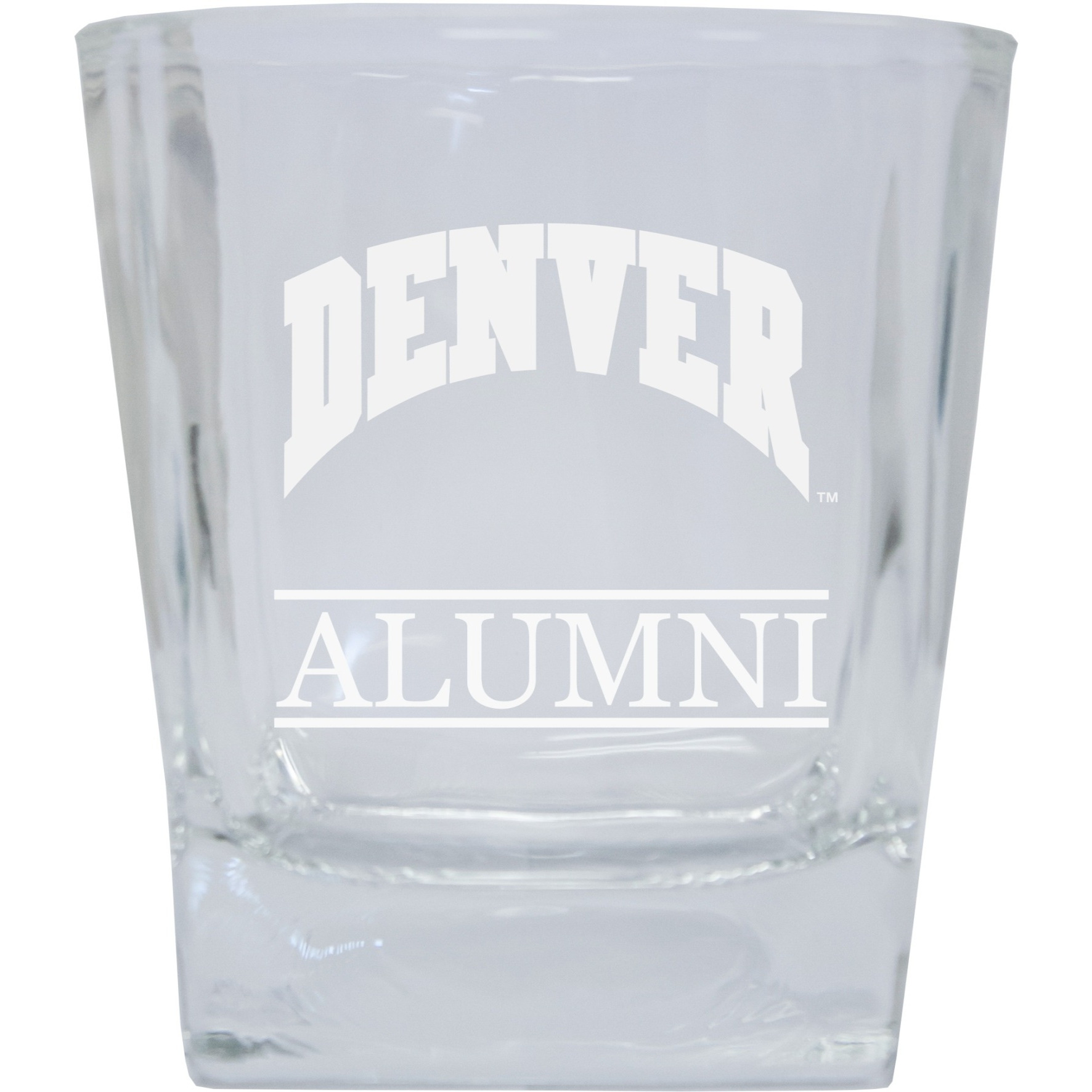 University of Denver Pioneers 8 oz Etched Alumni Glass Tumbler