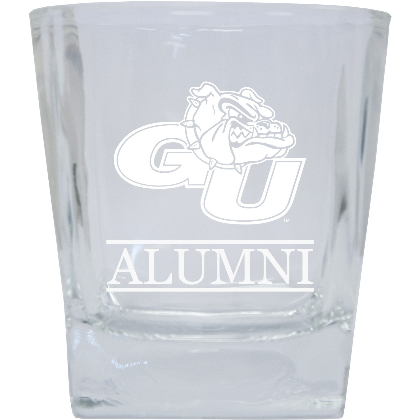 Gonzaga Bulldogs 8 oz Etched Alumni Glass Tumbler