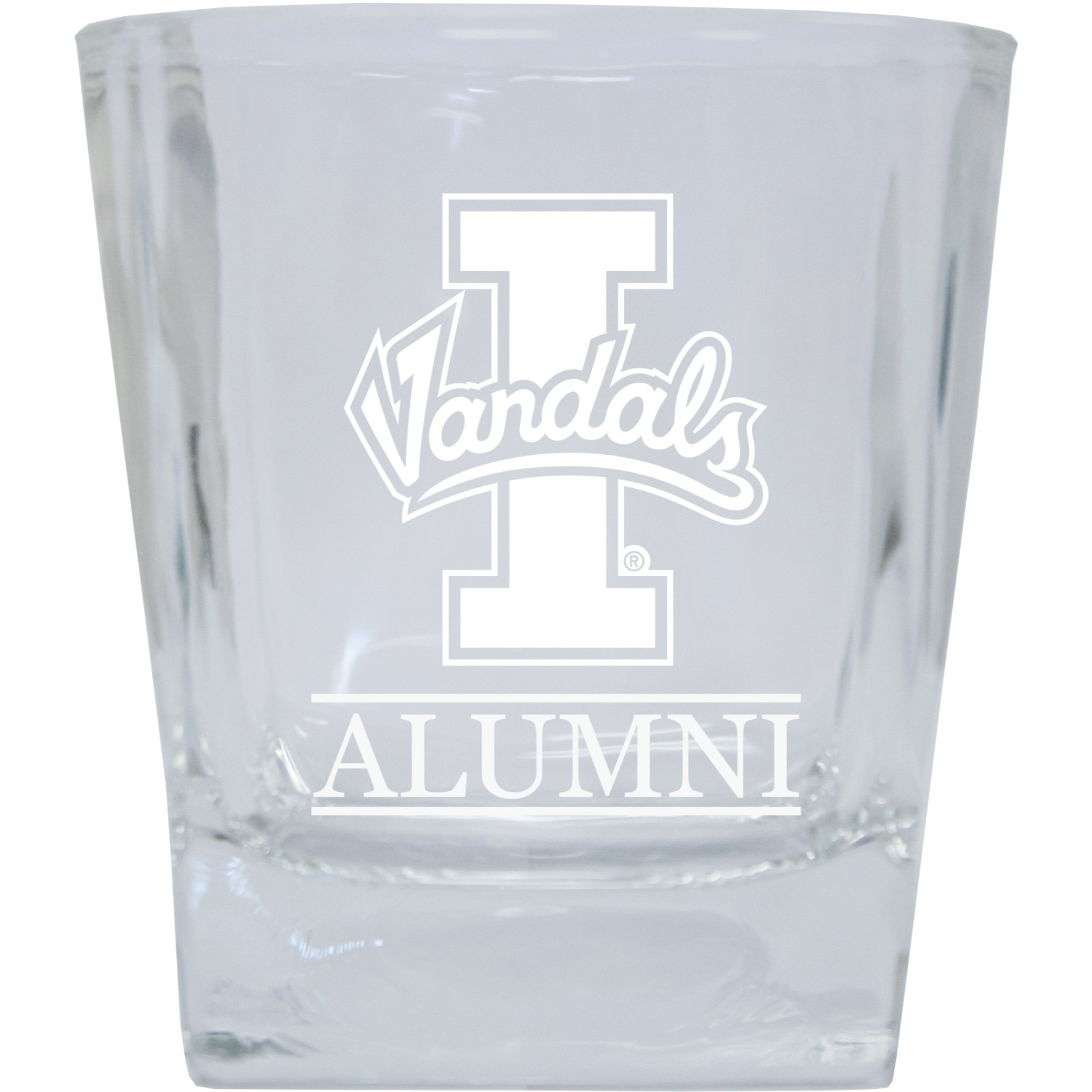Idaho Vandals 8 oz Etched Alumni Glass Tumbler