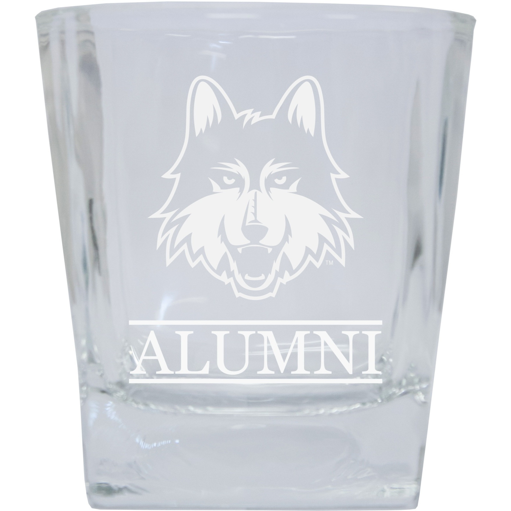 Loyola University Ramblers 8 oz Etched Alumni Glass Tumbler