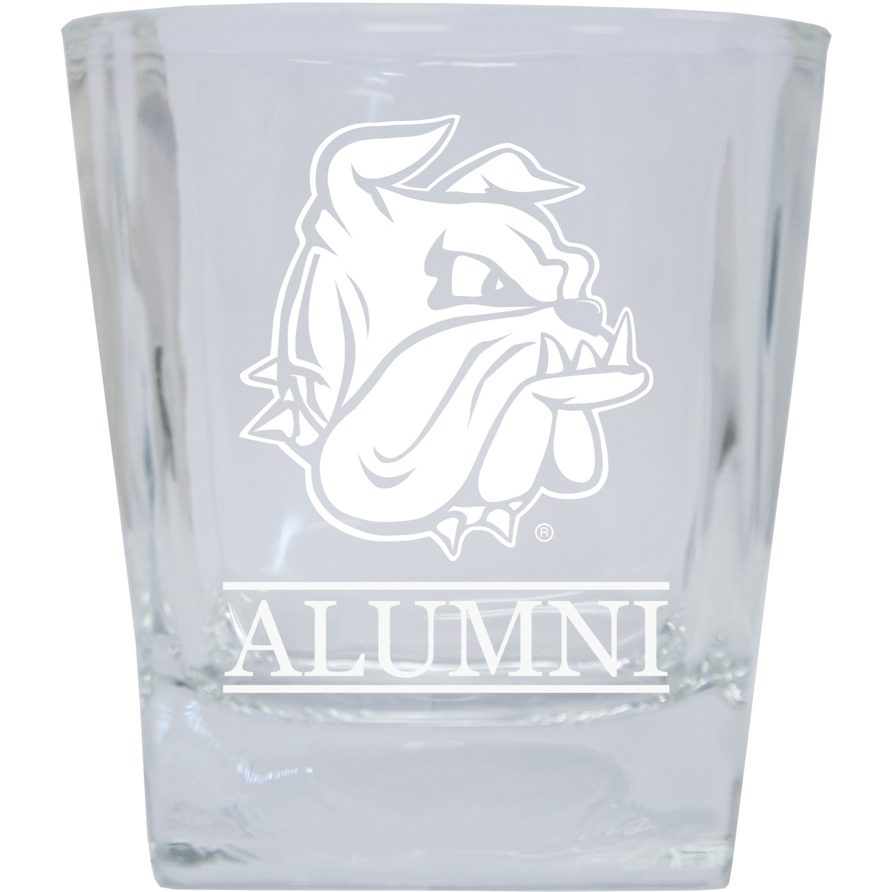 Minnesota Duluth Bulldogs 8 oz Etched Alumni Glass Tumbler