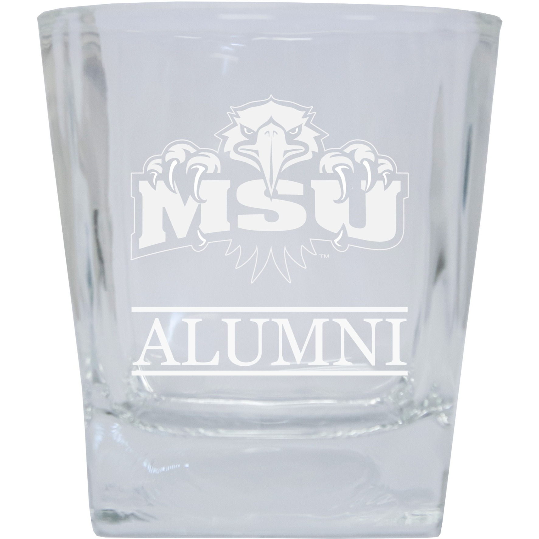 Morehead State University 8 oz Etched Alumni Glass Tumbler