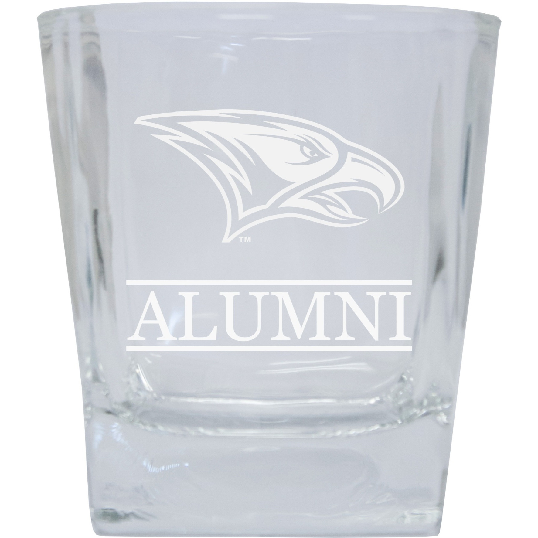 North Carolina Central Eagles 8 oz Etched Alumni Glass Tumbler
