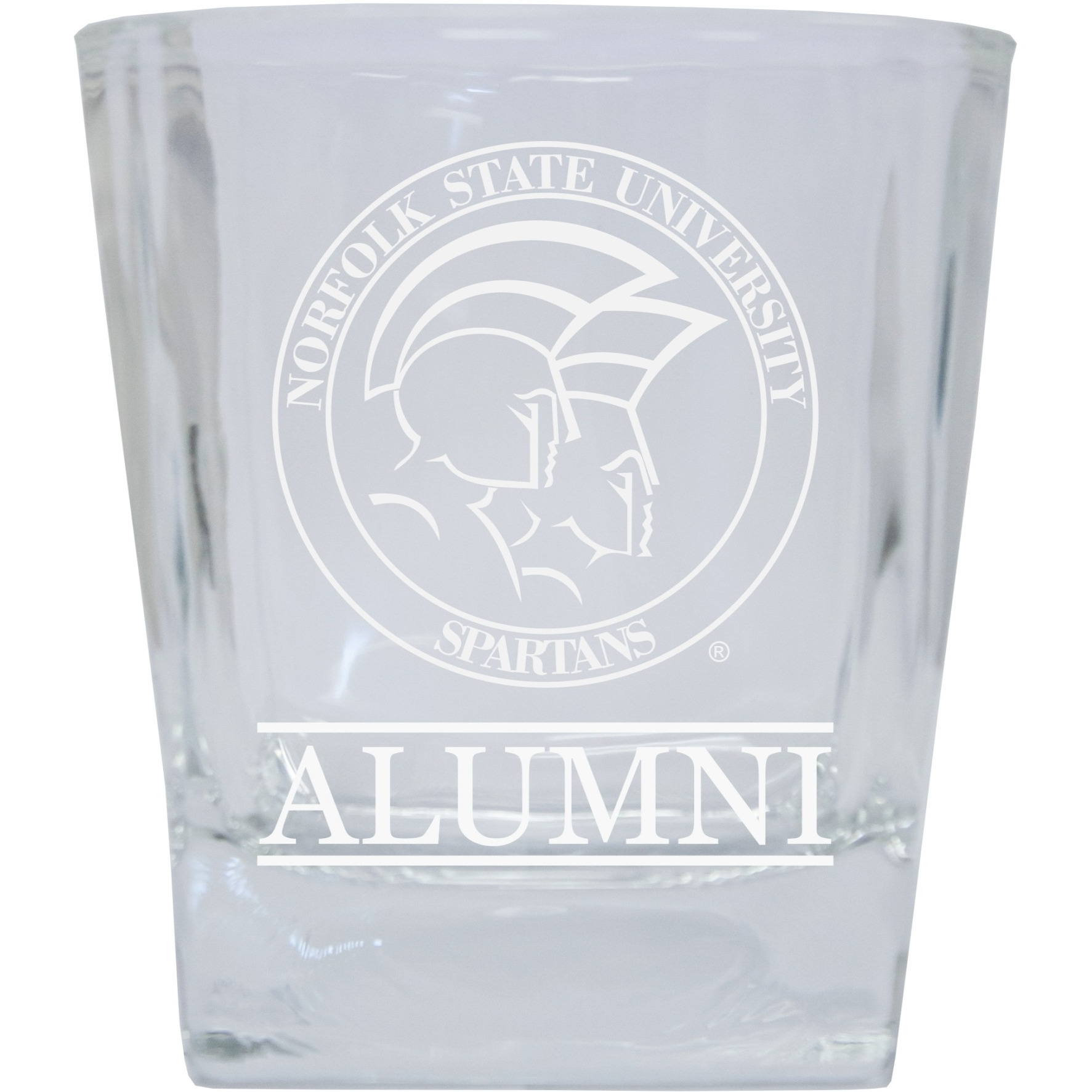 Norfolk State University 8 oz Etched Alumni Glass Tumbler