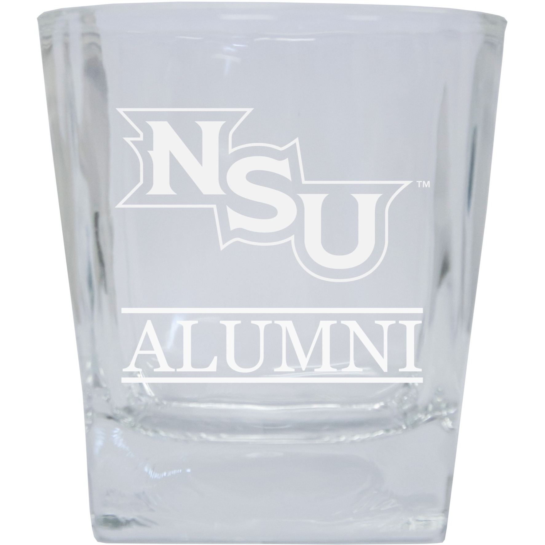 Northwestern State Demons 8 oz Etched Alumni Glass Tumbler