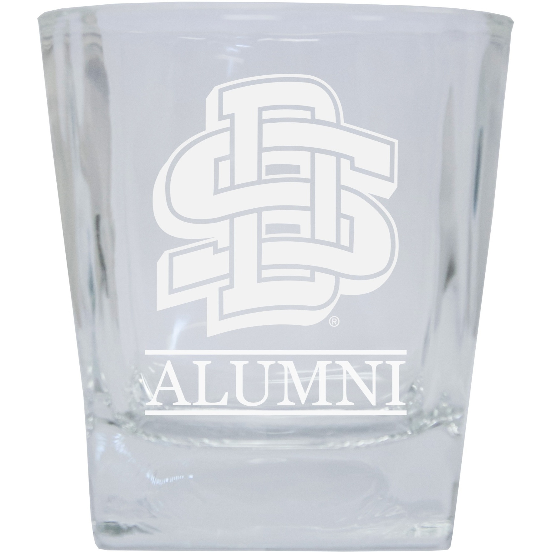 South Dakota State Jackrabbits 8 oz Etched Alumni Glass Tumbler