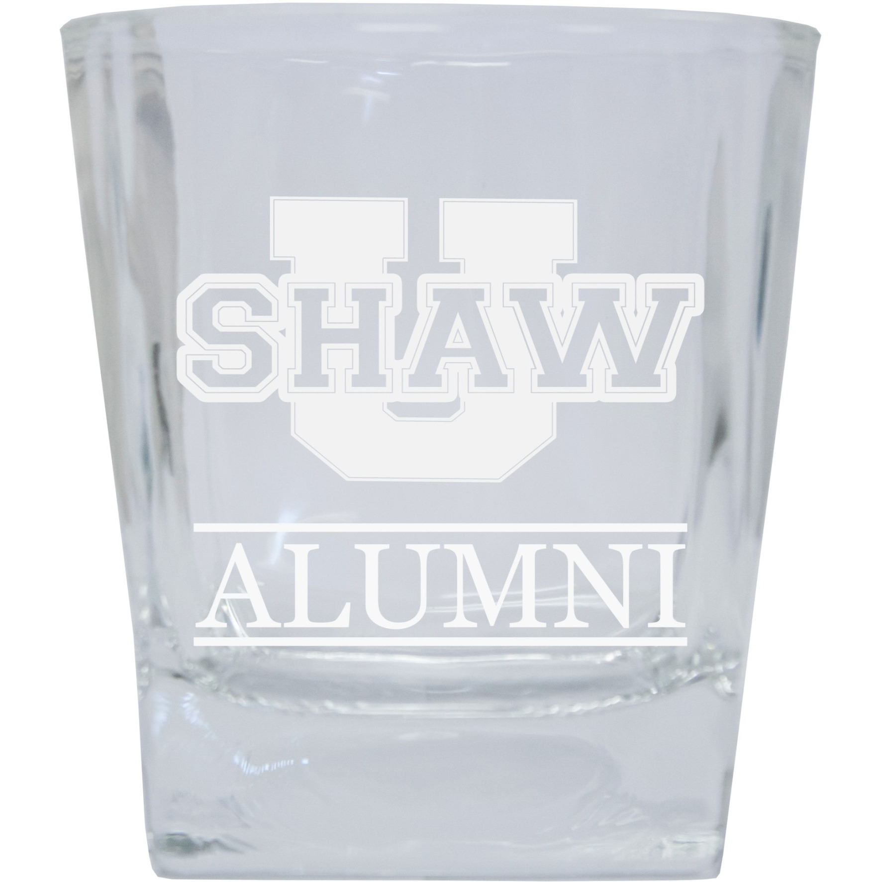 Shaw University Bears 8 oz Etched Alumni Glass Tumbler