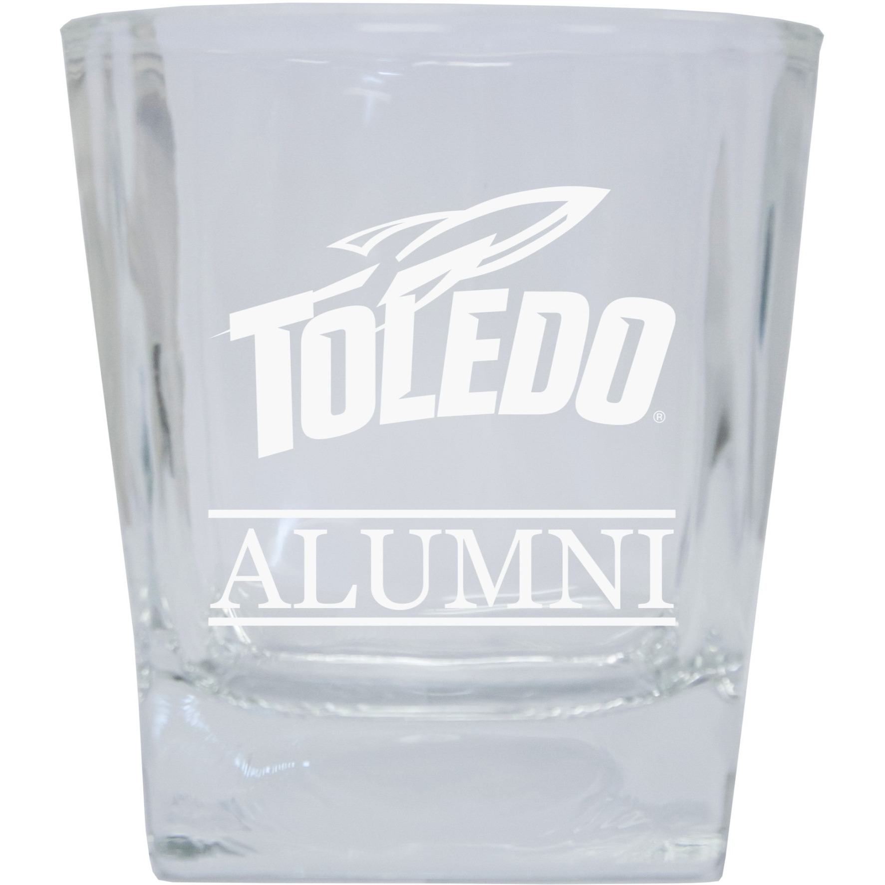 Toledo Rockets 8 oz Etched Alumni Glass Tumbler