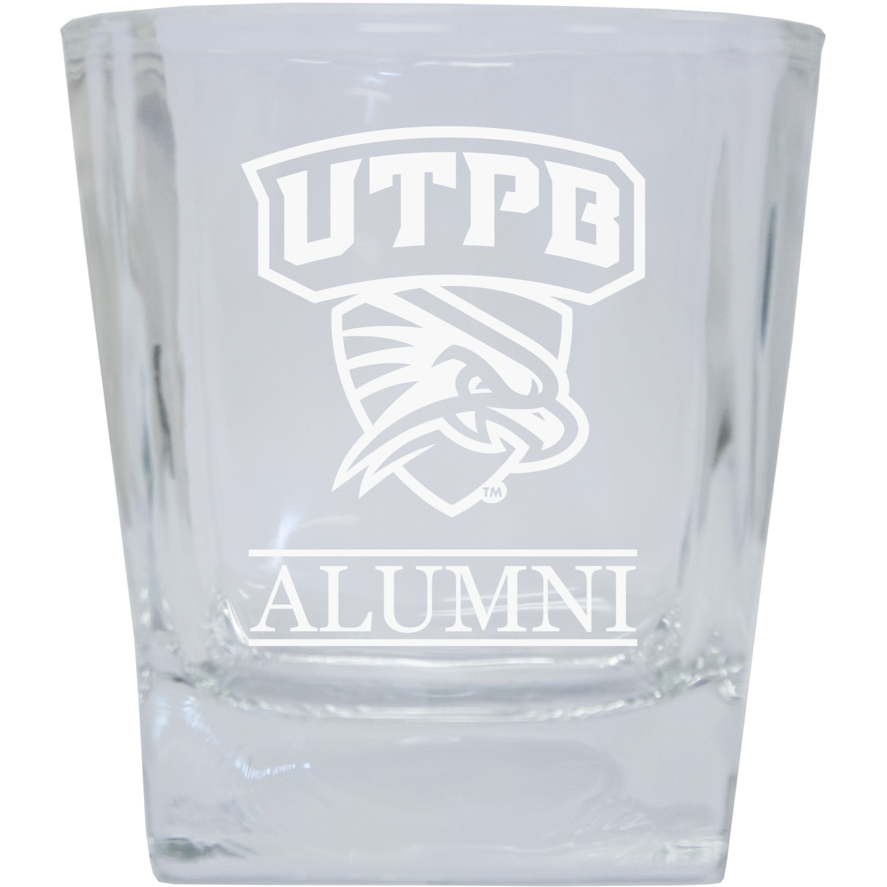 University of Texas of the Permian Basin 8 oz Etched Alumni Glass Tumbler