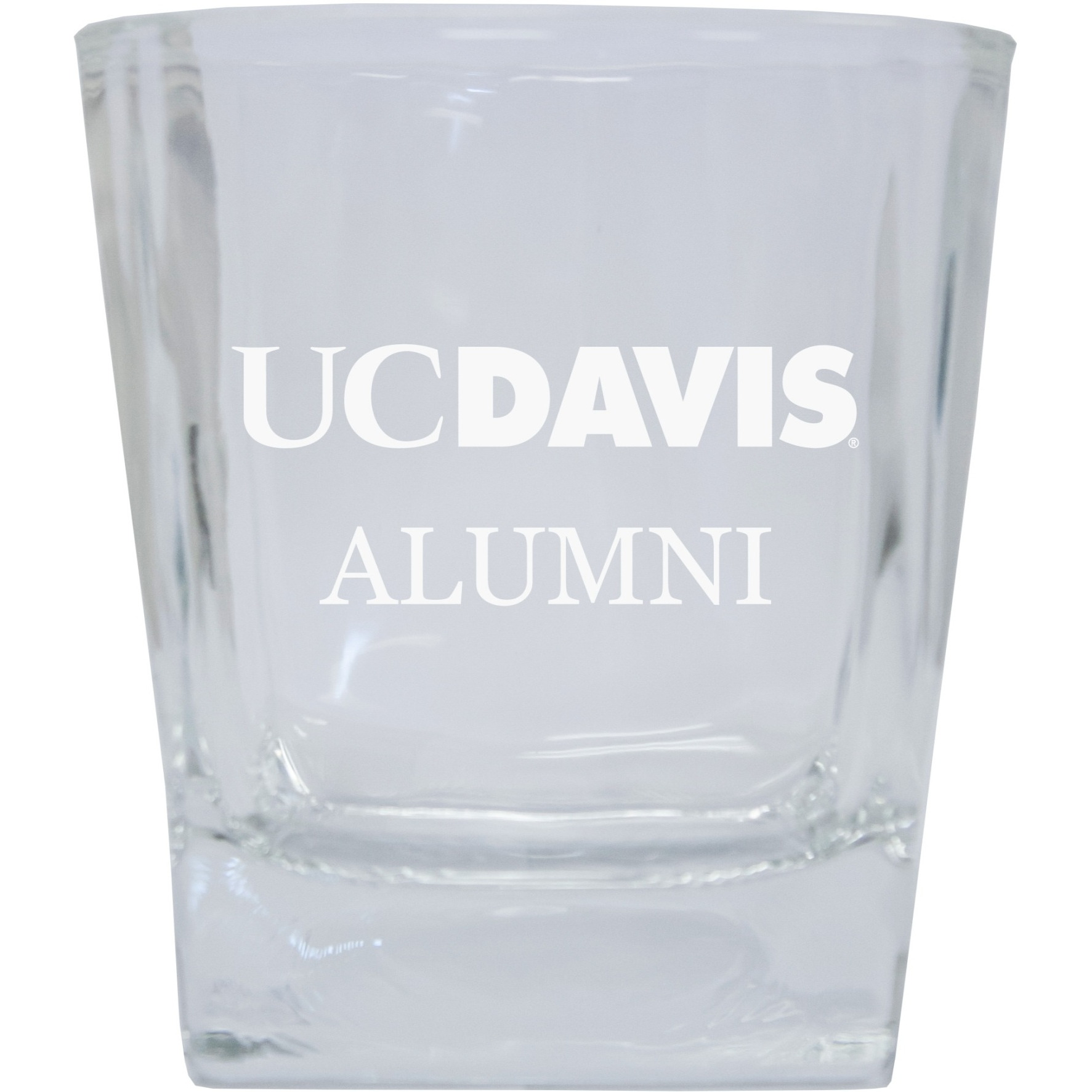 UC Davis Aggies 8 oz Etched Alumni Glass Tumbler