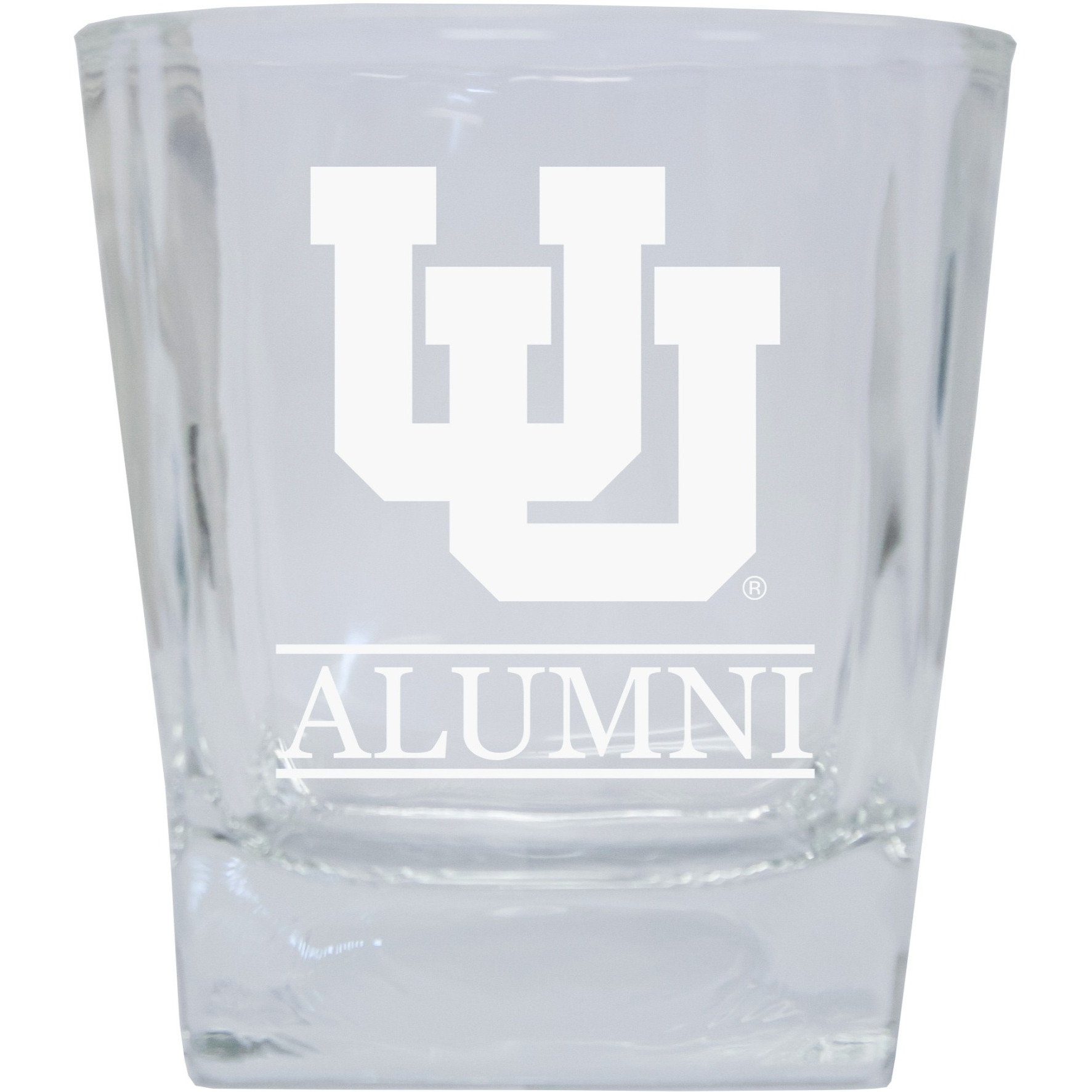 Utah Utes 8 oz Etched Alumni Glass Tumbler