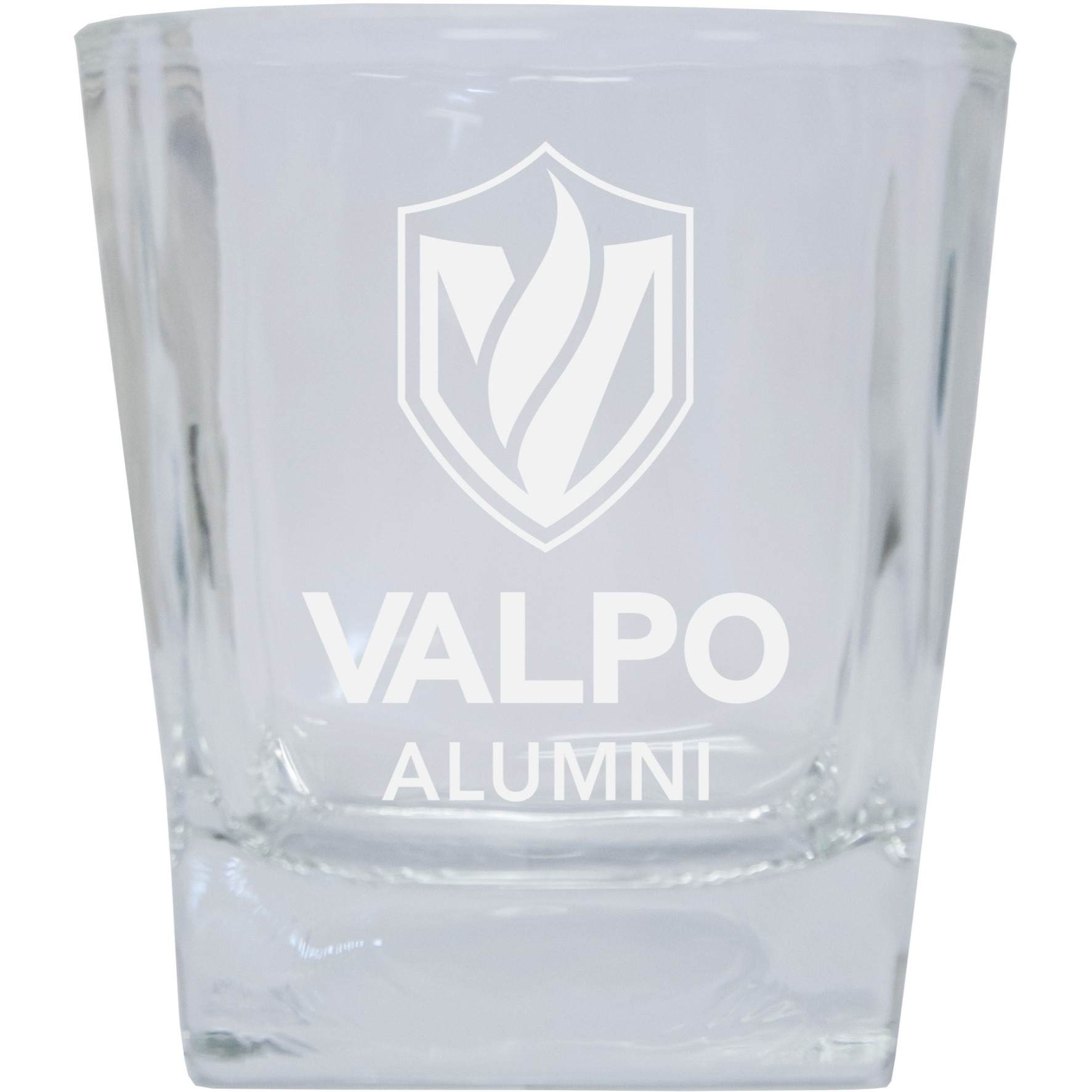 Valparaiso University 8 oz Etched Alumni Glass Tumbler