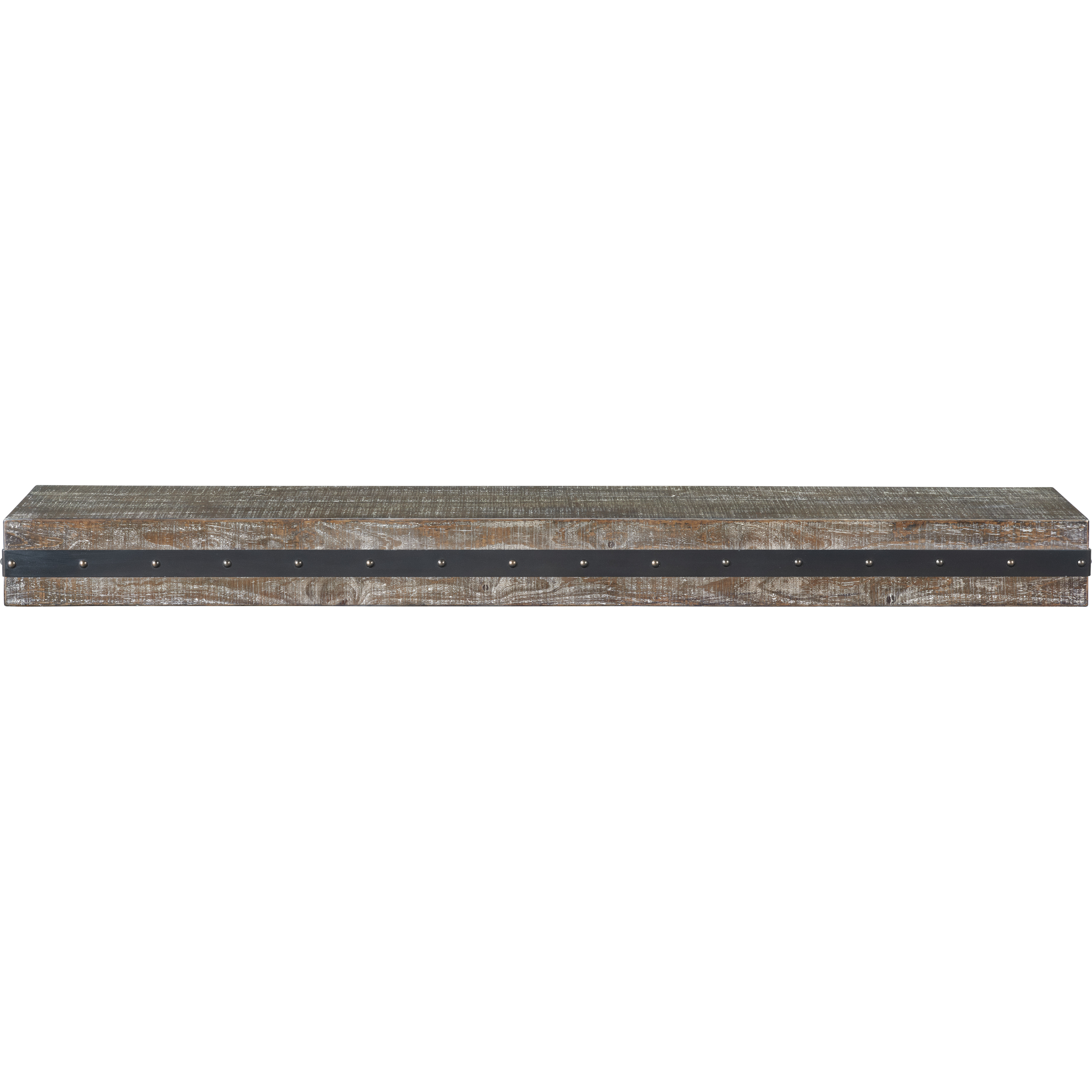 The Bedford 72" Mantel Shelf Gristmill Finish