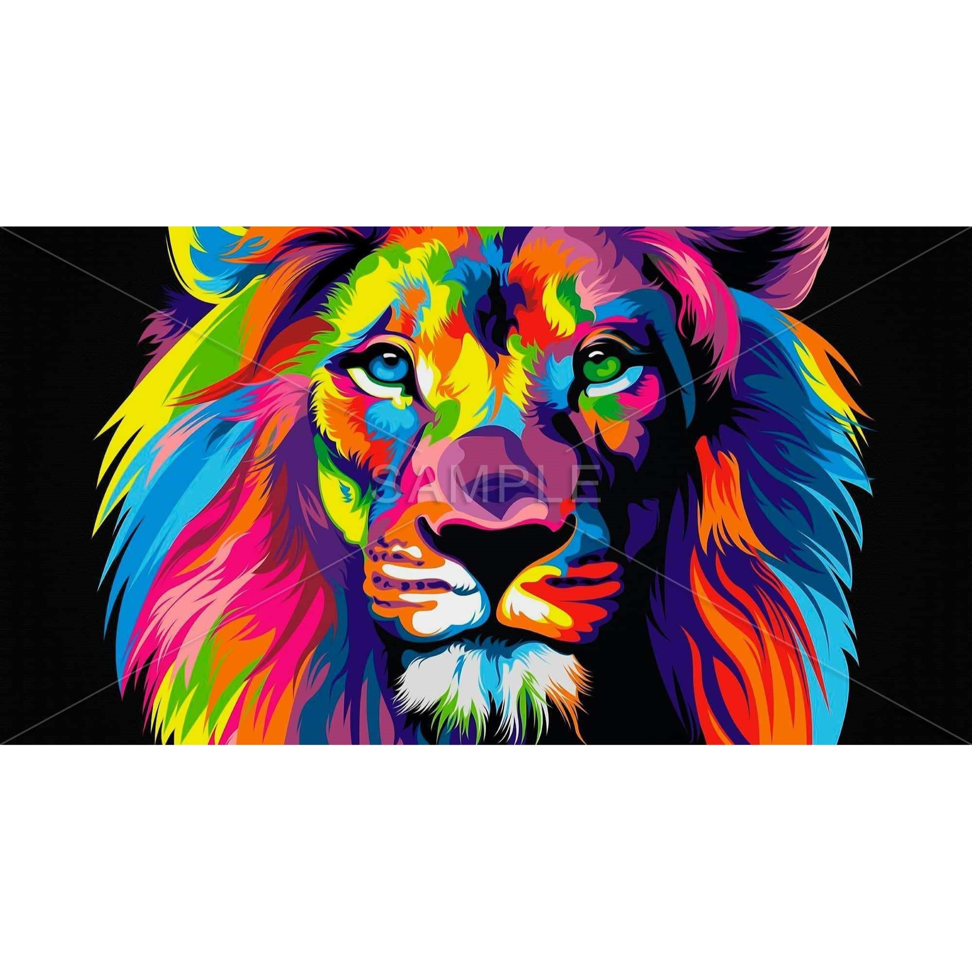 Be the Lion - Print on canvas by Begin Edition