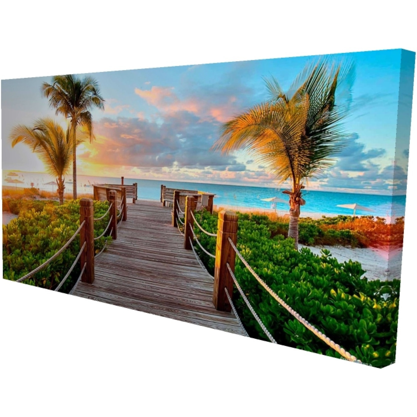 Boardwalk to Paradise - Print on canvas by Begin Edition