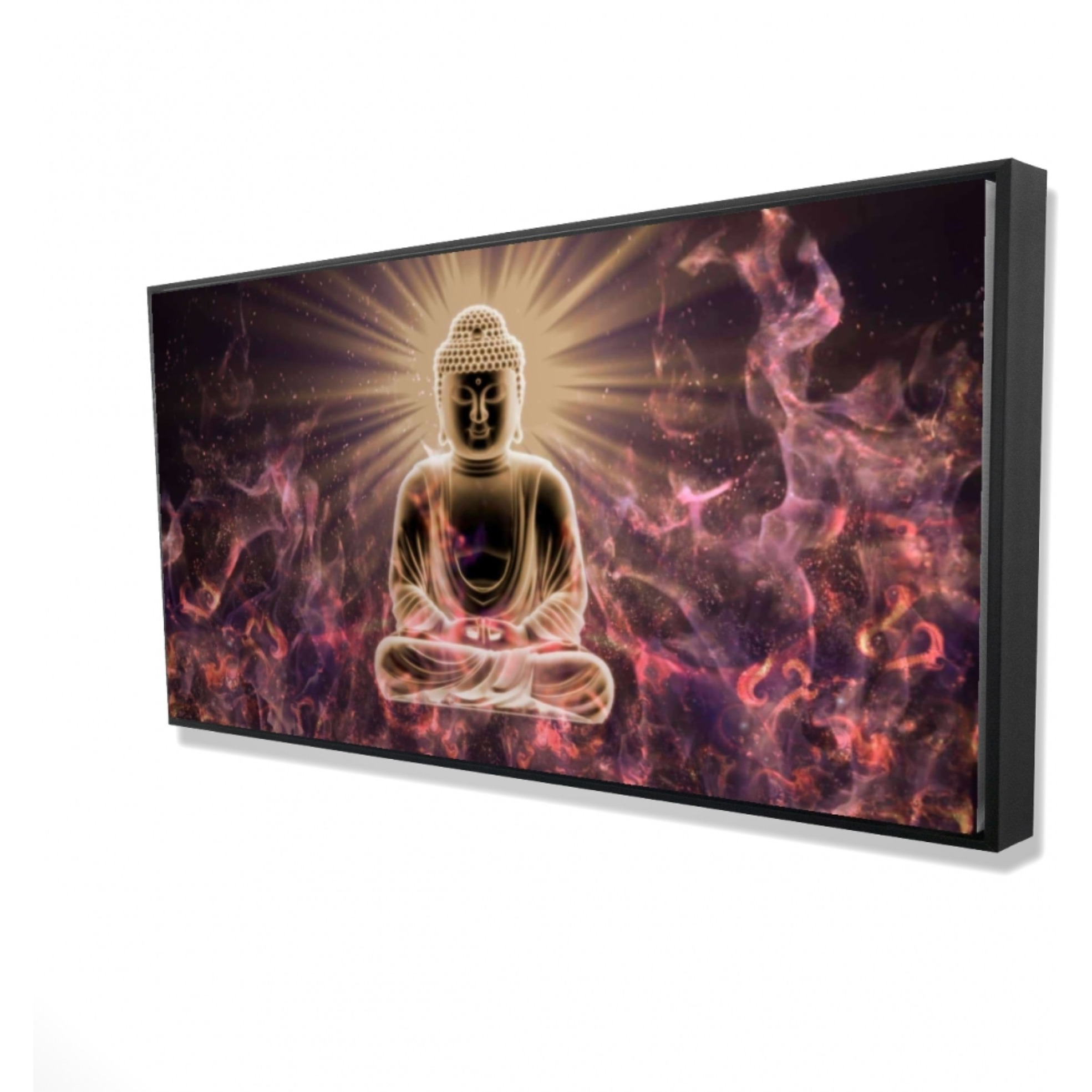 Buddha Meditation - Framed Print on canvas by Begin Edition