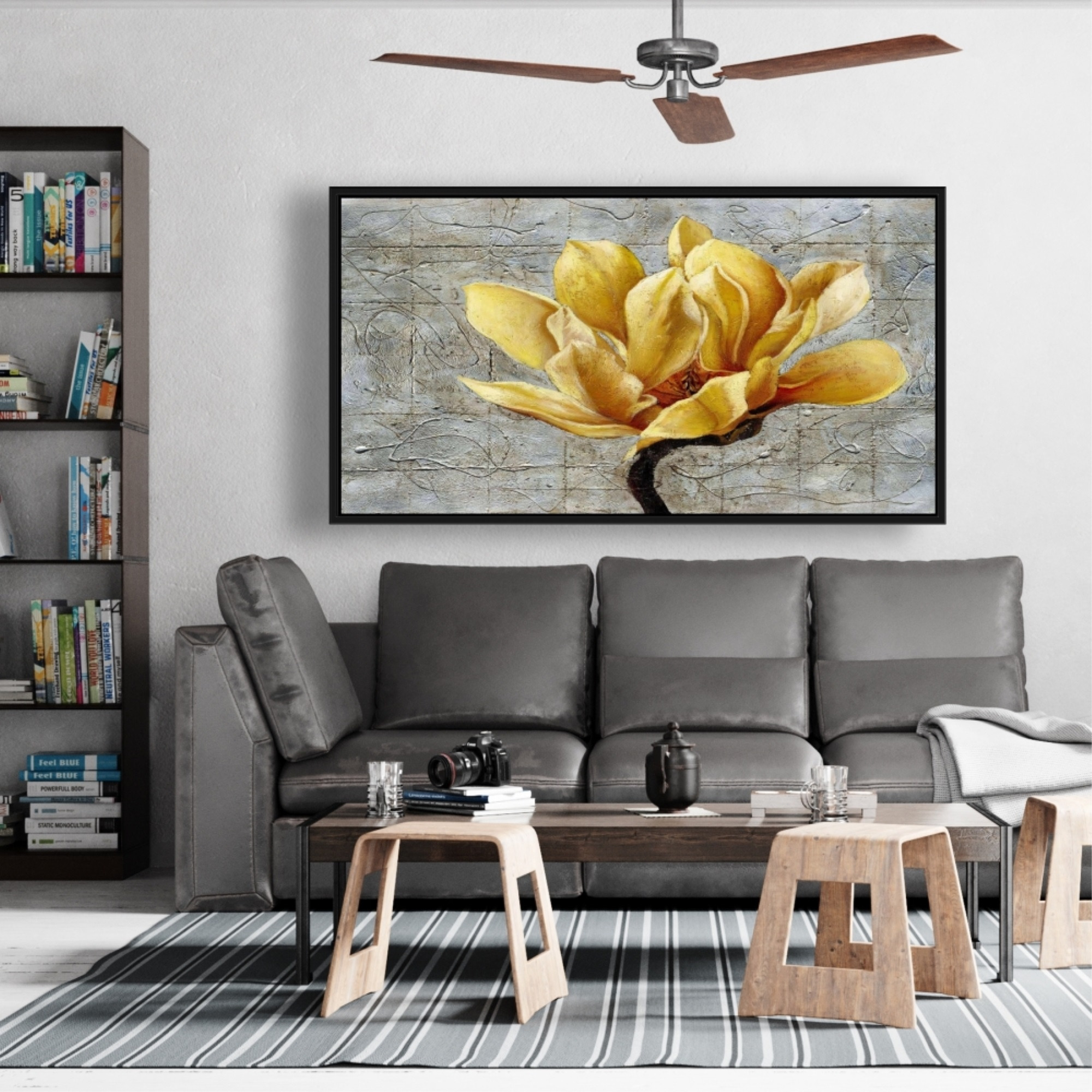 Flower of Life - Framed Print on canvas by Begin Edition