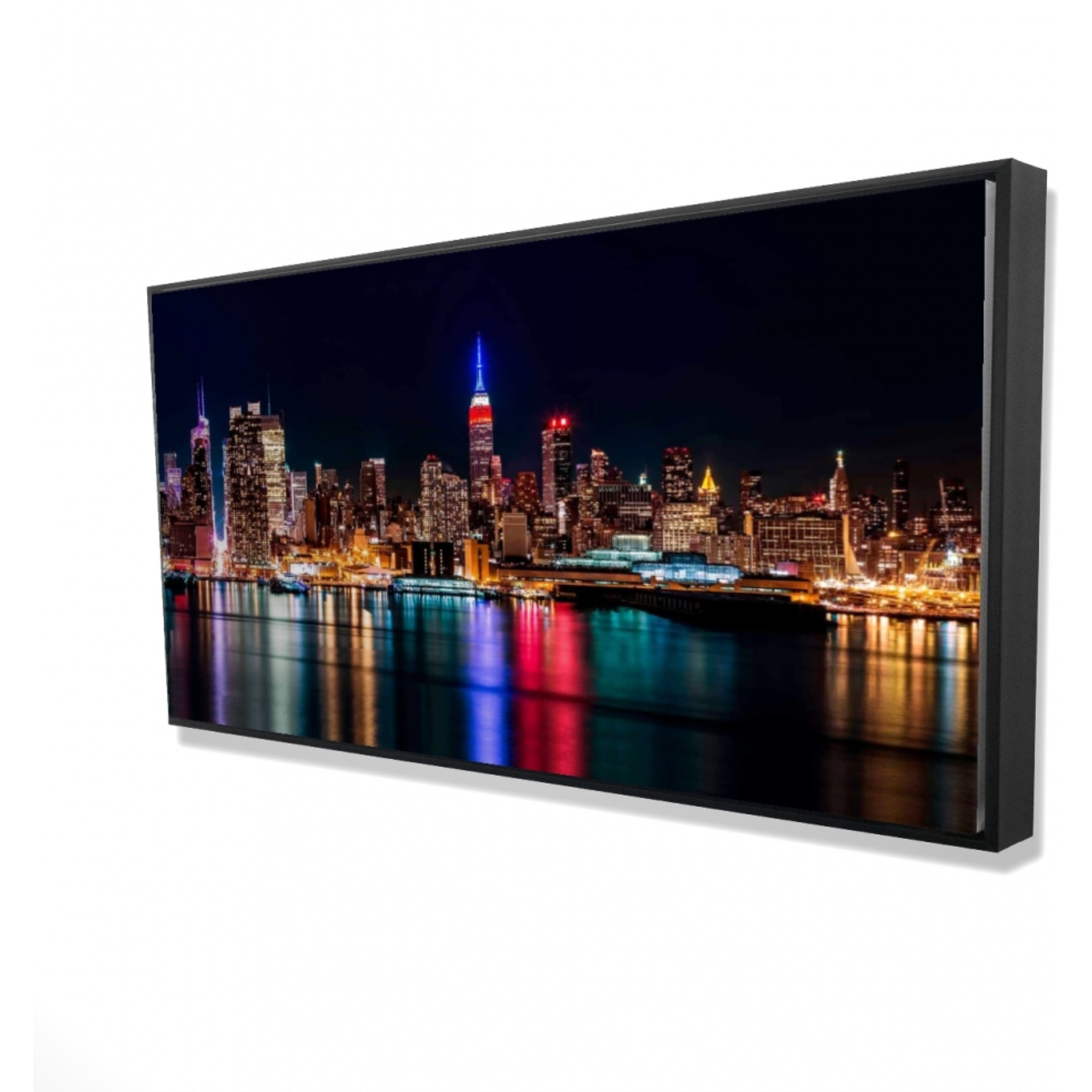 New York City Skyline - Framed Print on canvas by Begin Edition